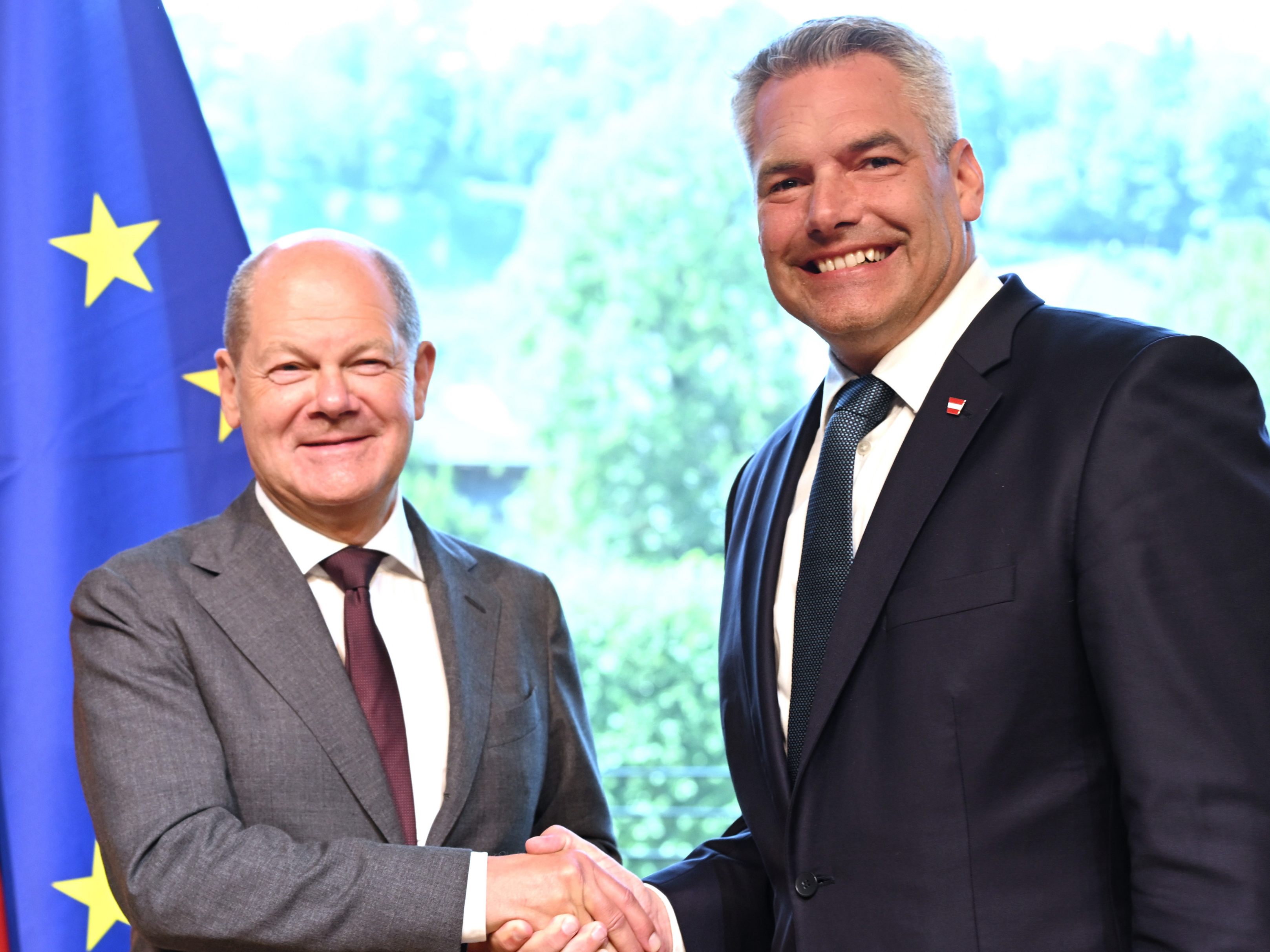 Bilaterales Treffen mit Nehammer in Salzburg Bilaterales Treffen mit Nehammer in Salzburg