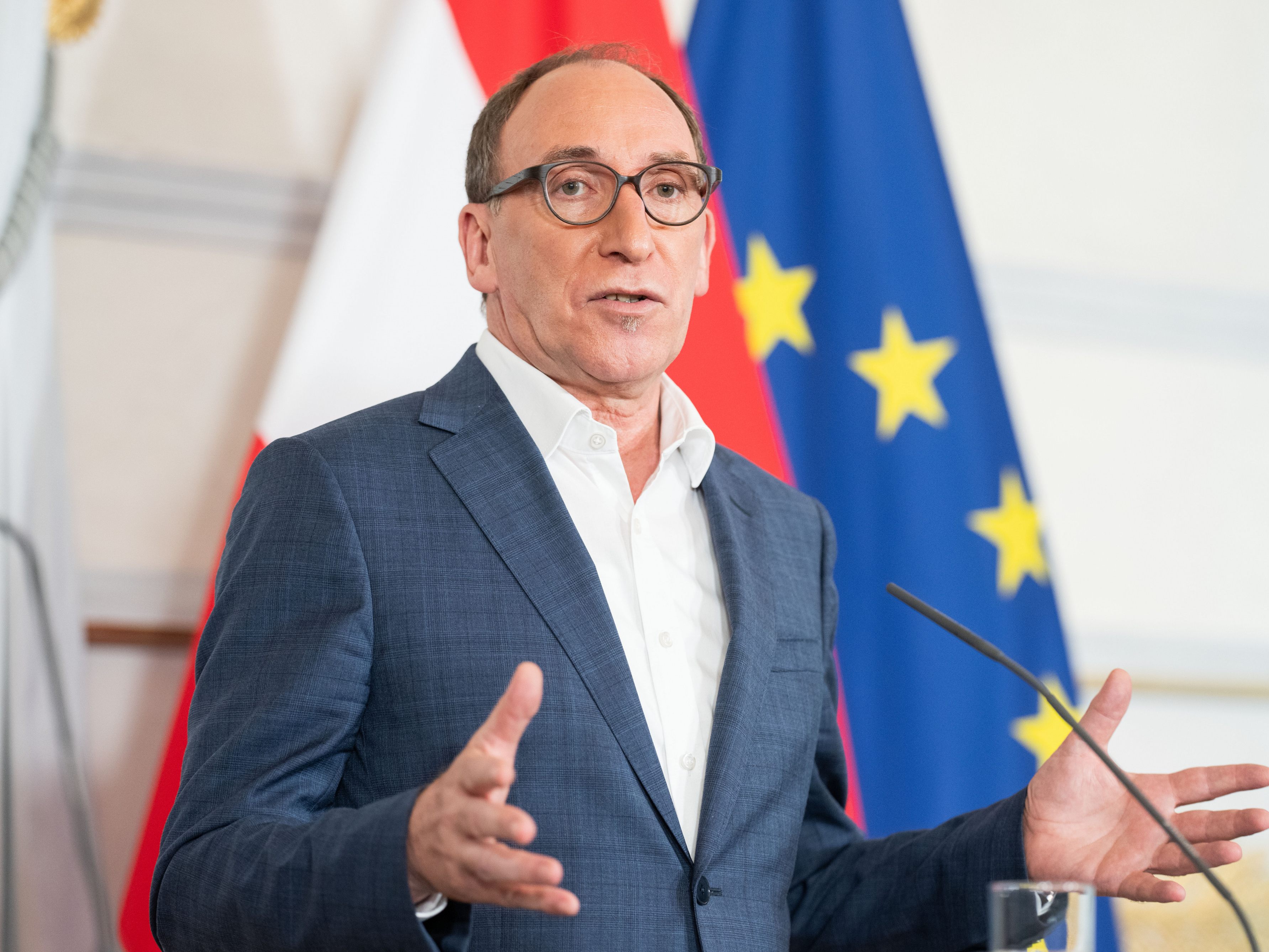 Sozialminister Johannes Rauch (Grüne) zeigte sich gegenüber einer Lockerung der Wohnkreditvergabe skeptisch.