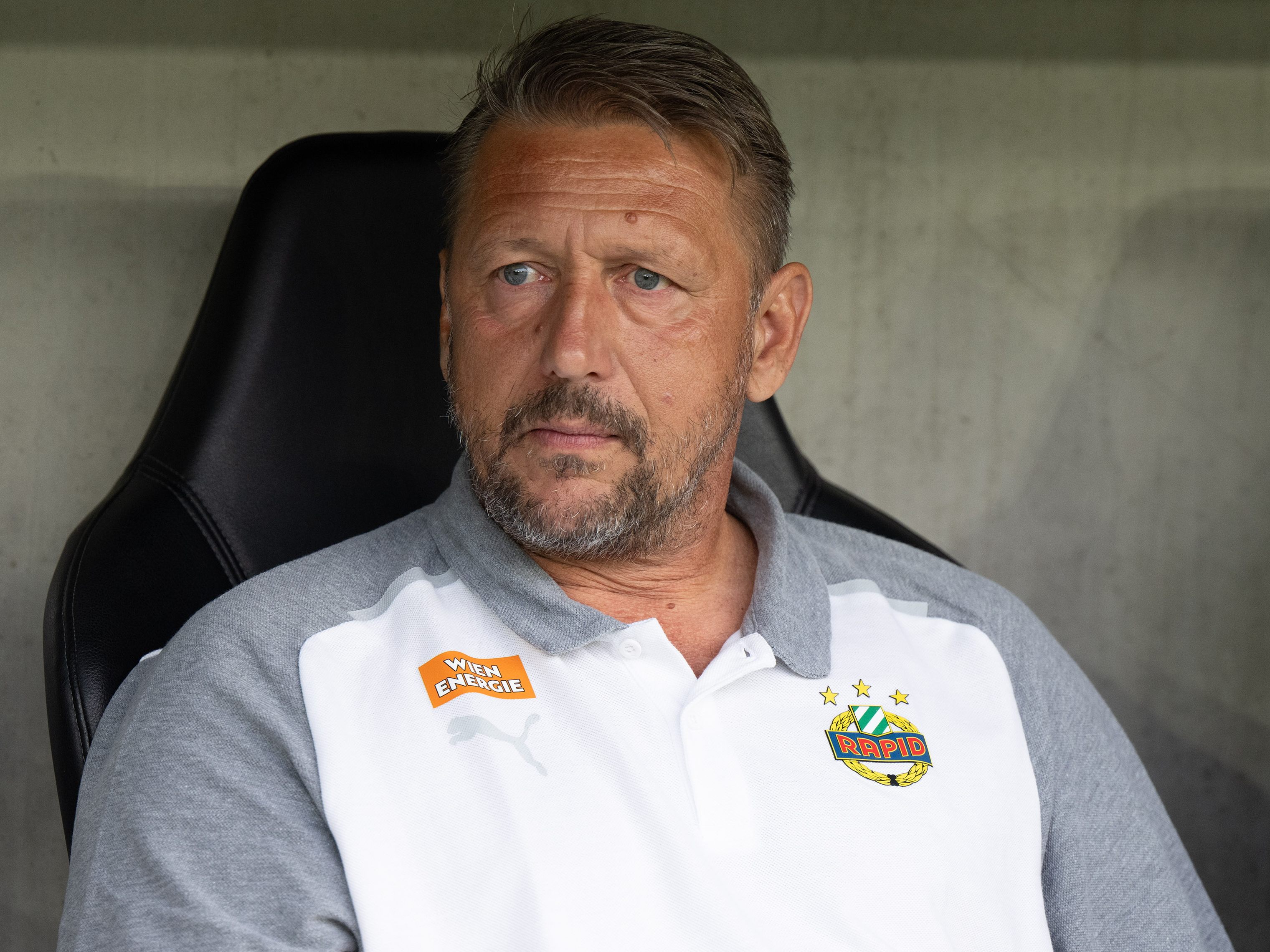 Rapid in ECL-Qualifikation gegen Debrecen. Rapid in ECL-Qualifikation gegen Debrecen.