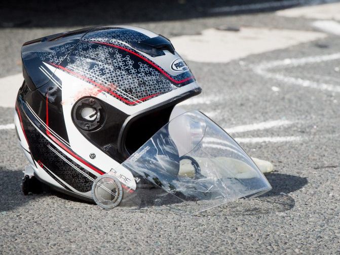 Zwei Motorradfahrer wurden am Dienstag bei Unfällen verletzt.