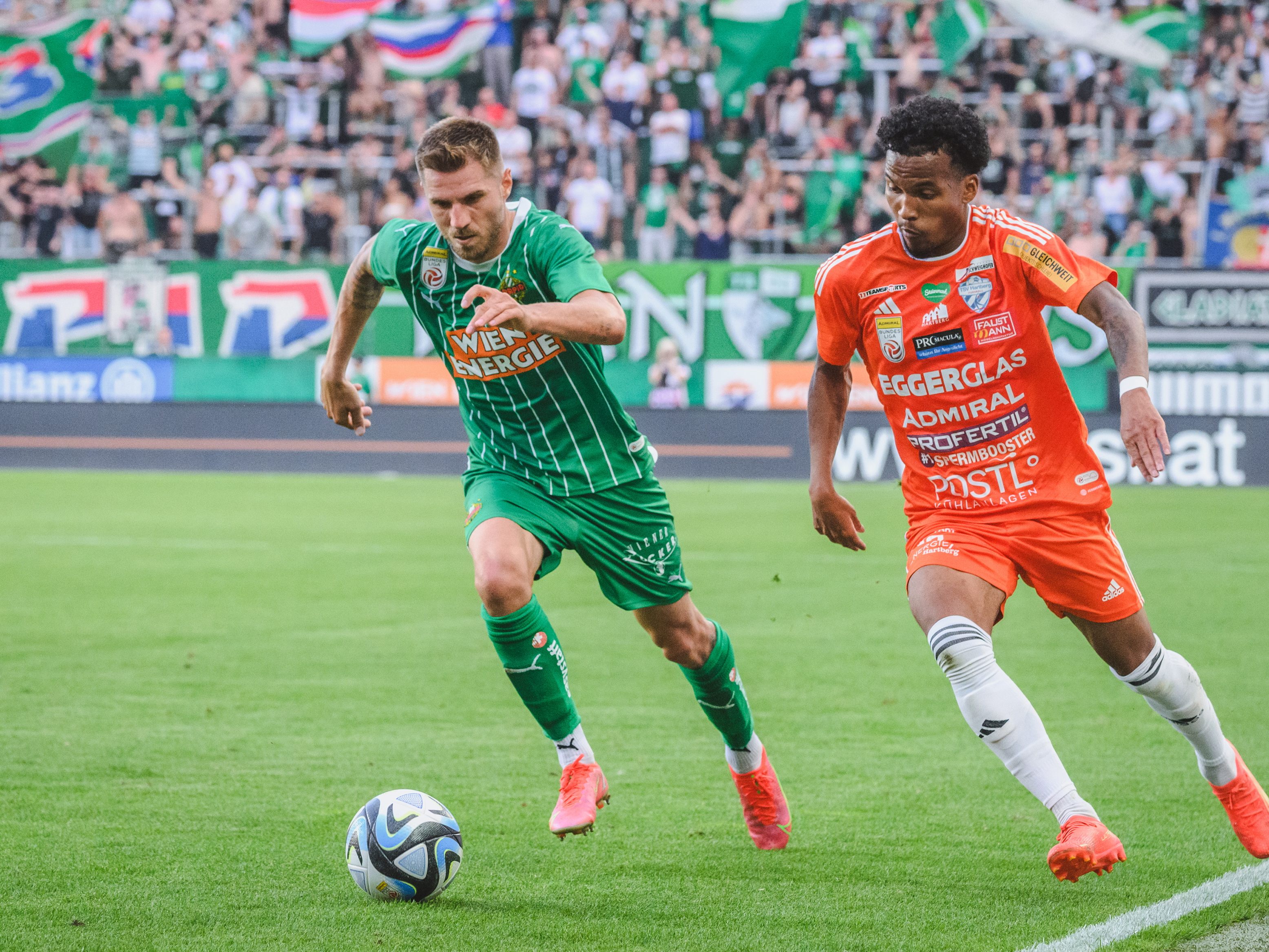 Rapid Wien gelang gegen Hartberg kein Tor.