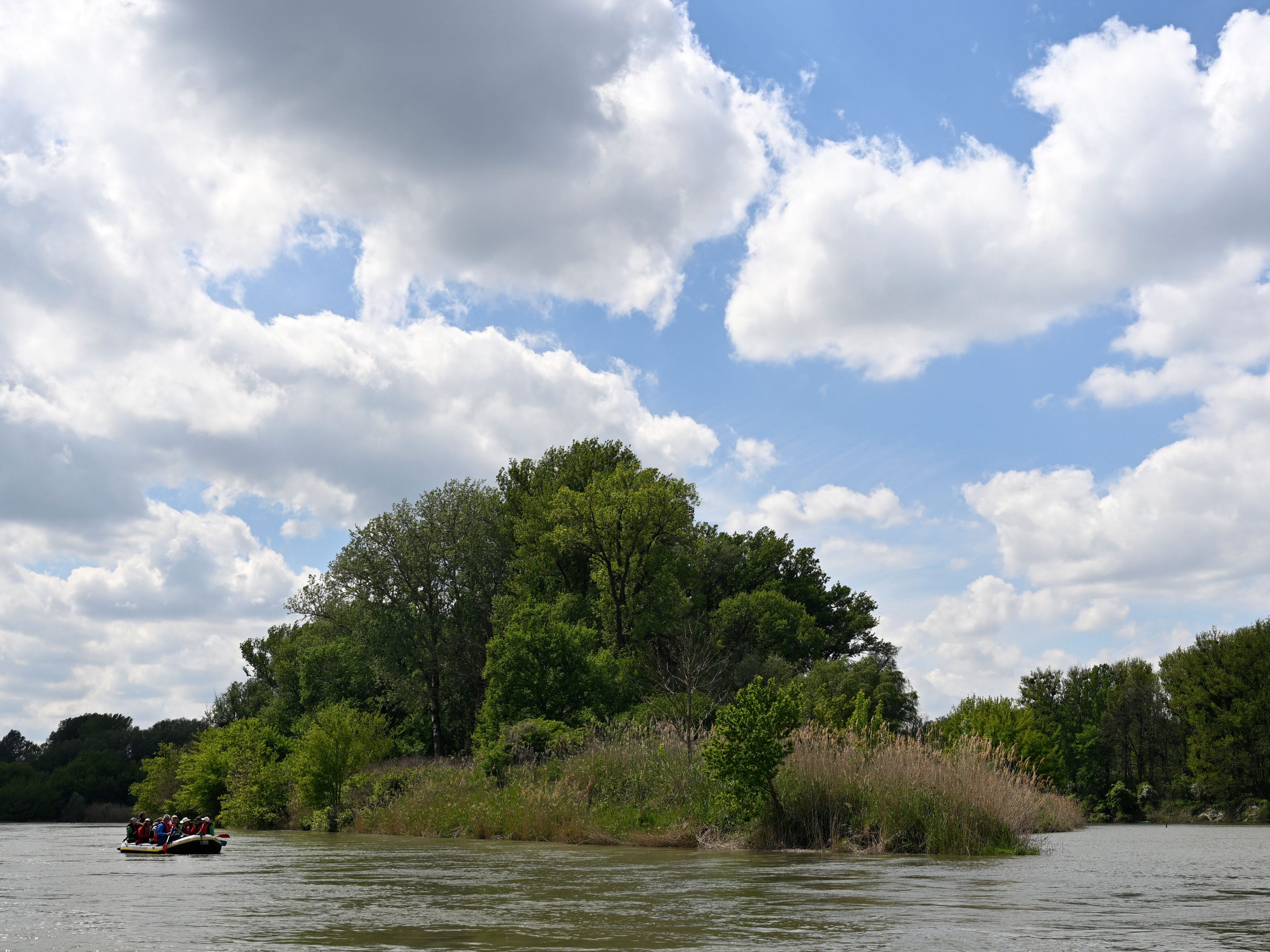 Der Pegel der Donau steigt nach den Unwettern im Westen auch in Niederösterreich langsam an. Der Pegel der Donau steigt nach den Unwettern im Westen auch in Niederösterreich langsam an.