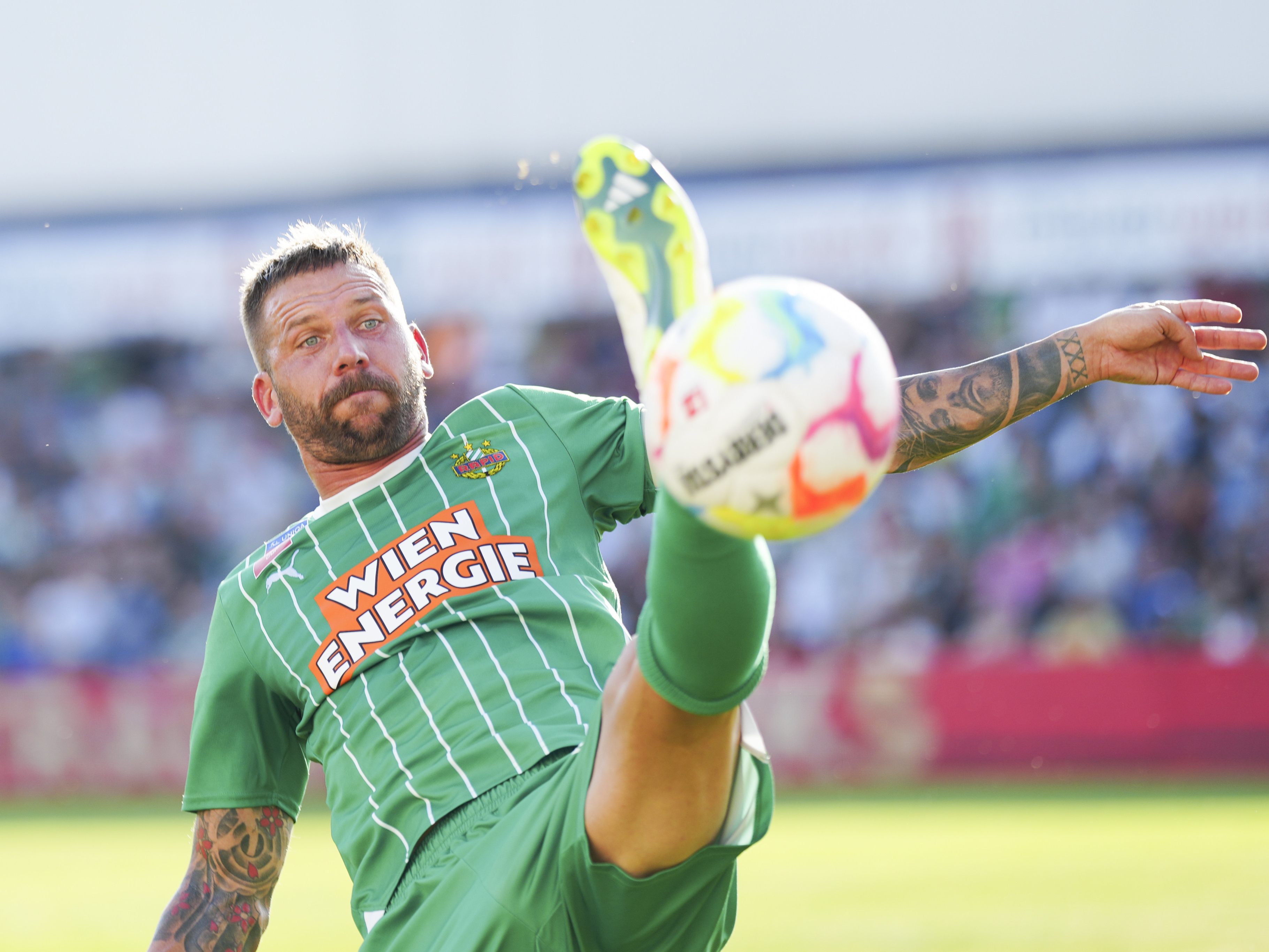 Rapid Wien trifft auf Fiorentina. Rapid Wien trifft auf Fiorentina.