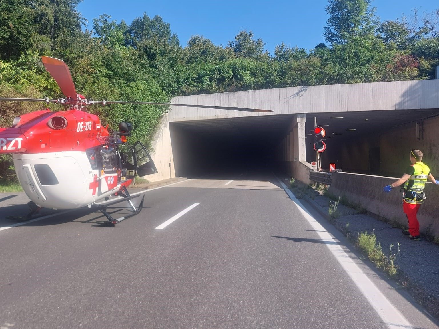 Der Tunnel St. Andrä wurde in Fahrtrichtung Salzburg gesperrt.