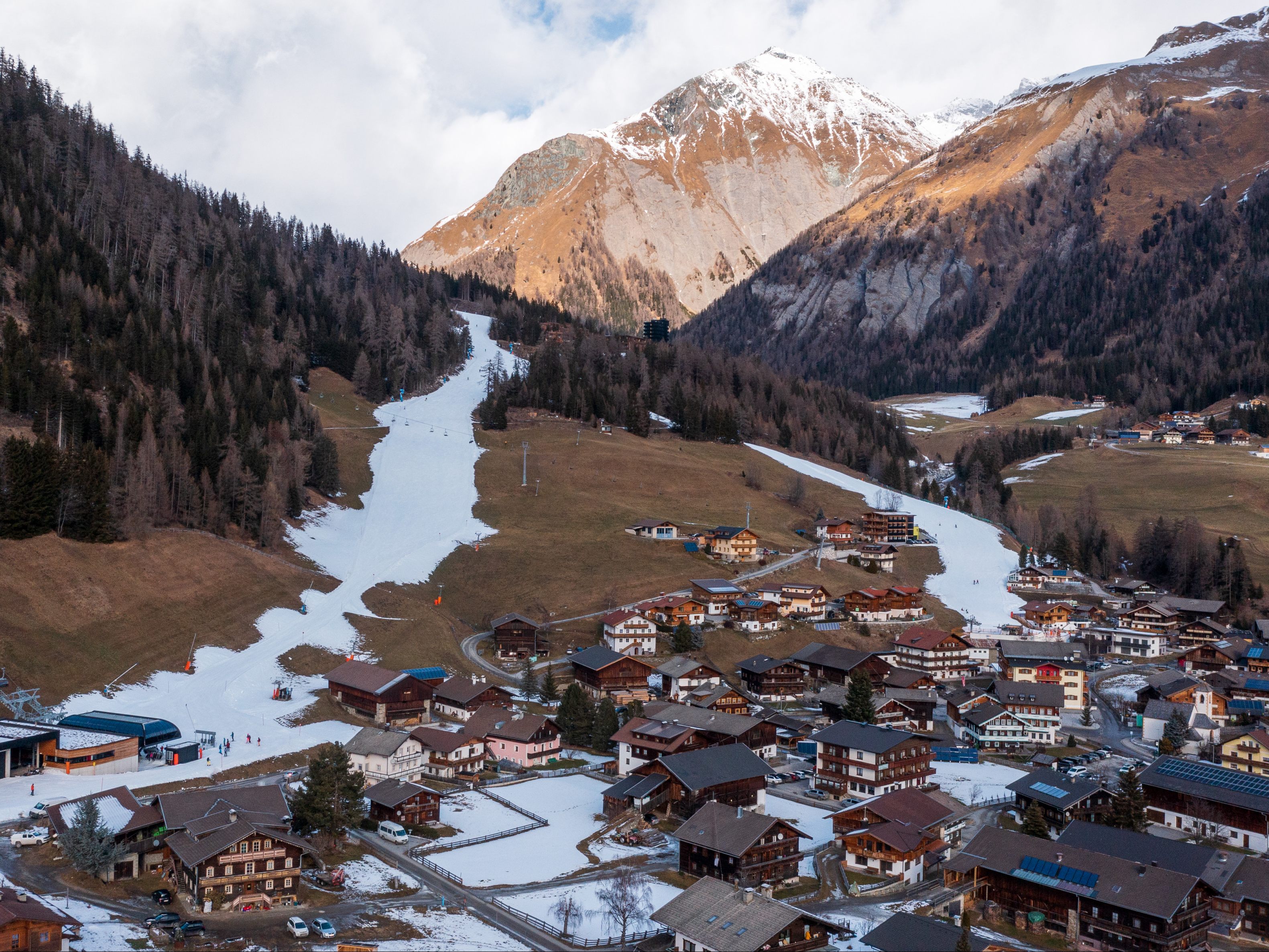 Der Klimawandel bedroht Europas Skigebiete.