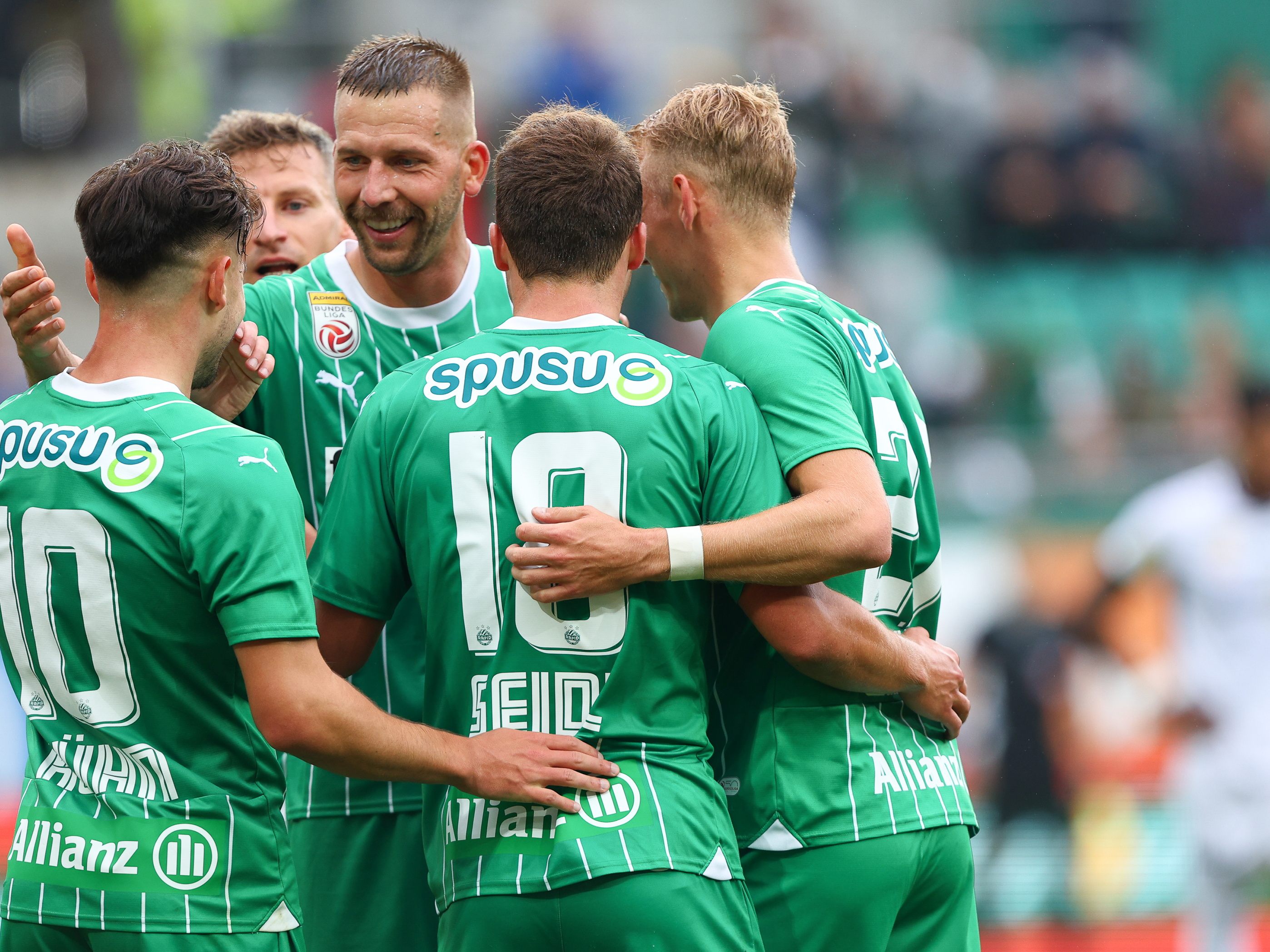 Rapid Wien spielt am Donnerstag gegen Debrecen.