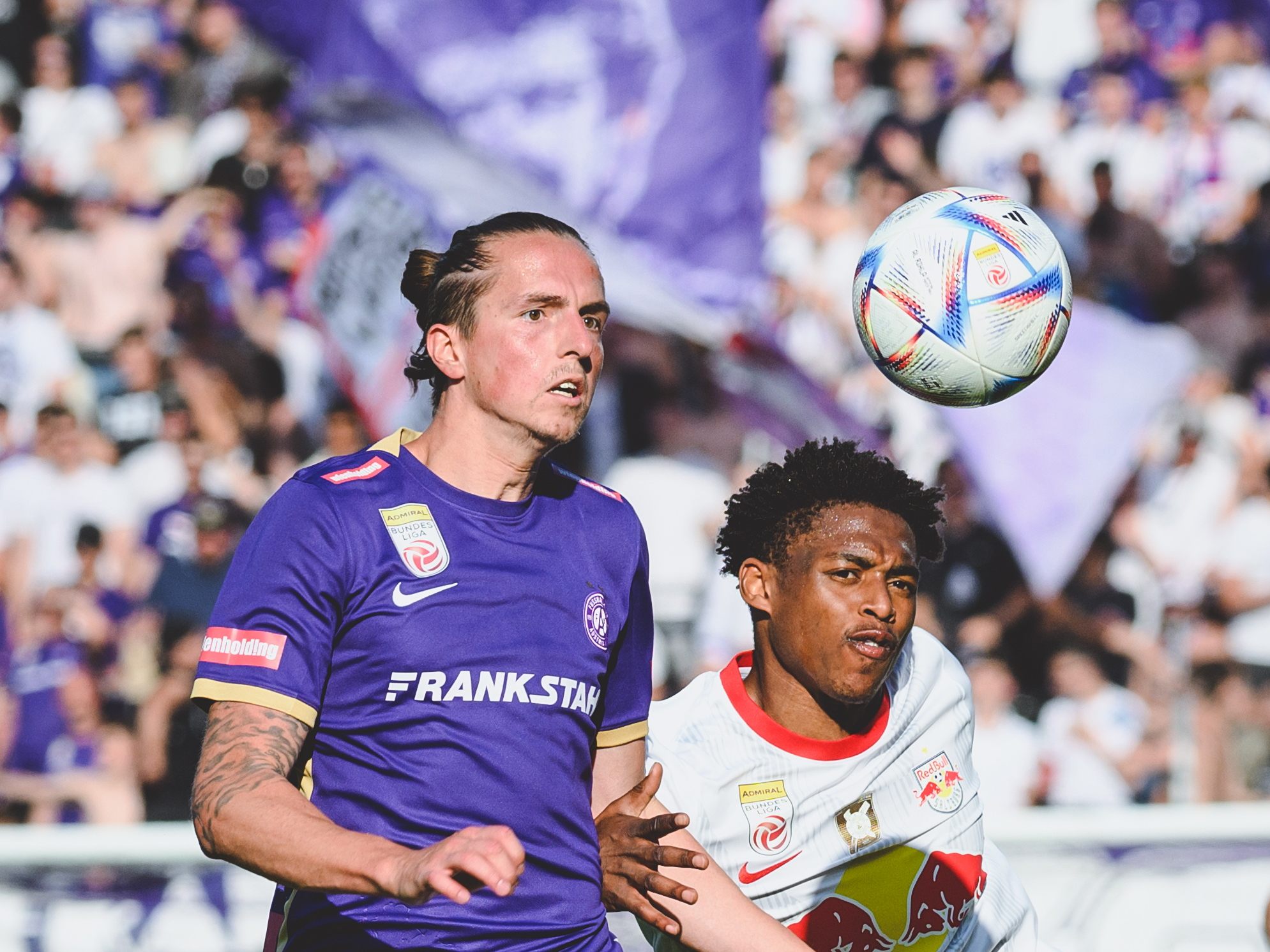 Red Bull Salzburg trifft am Sonntag in der Fußball-Bundesliga auf die Wiener Austria. Red Bull Salzburg trifft am Sonntag in der Fußball-Bundesliga auf die Wiener Austria.