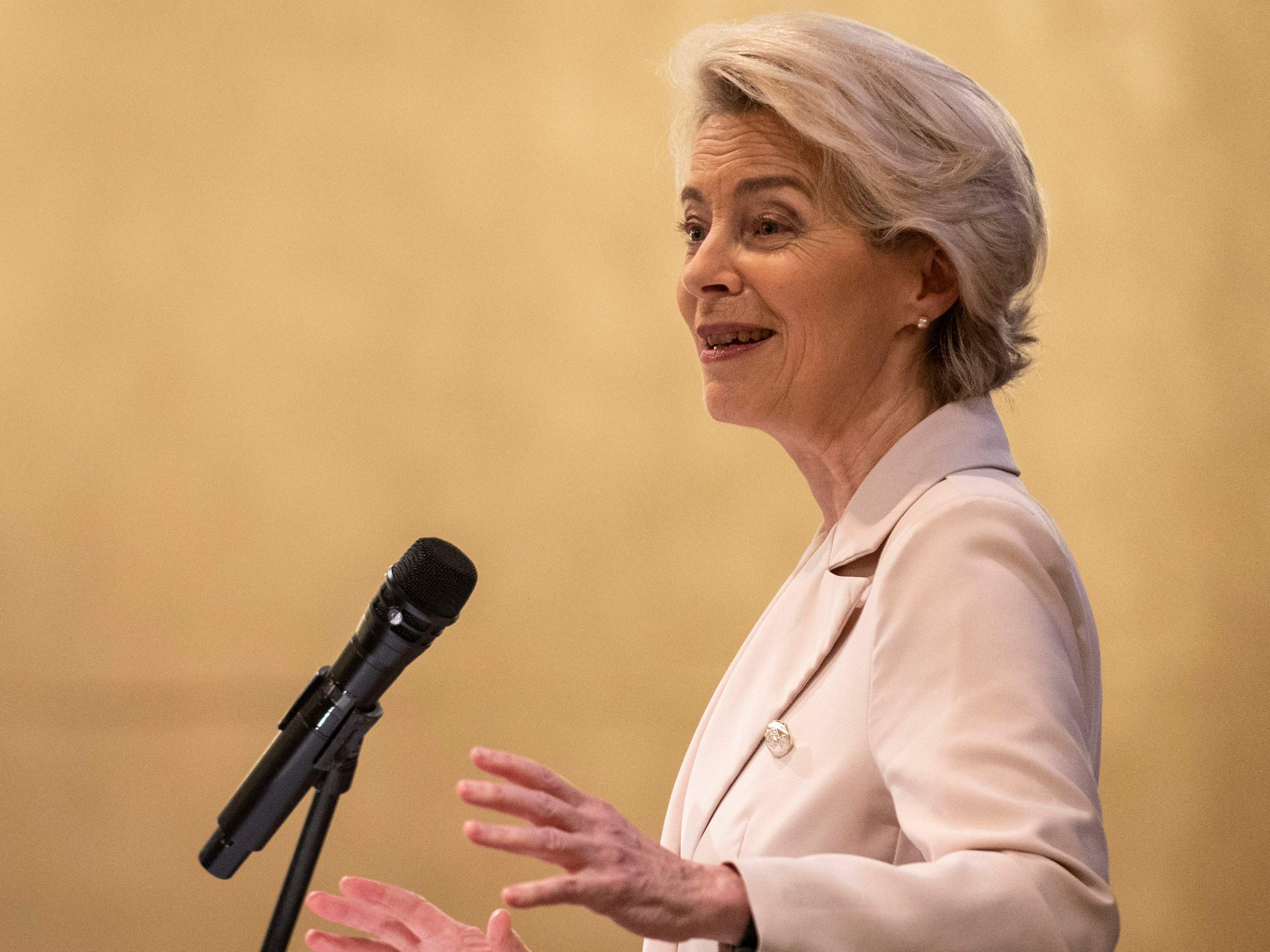 Ursula von der Leyen rief alle Mitgliedsländer auf, "Gleichstellung, Inklusion und Teilhabe" der Roma zu ermöglichen.