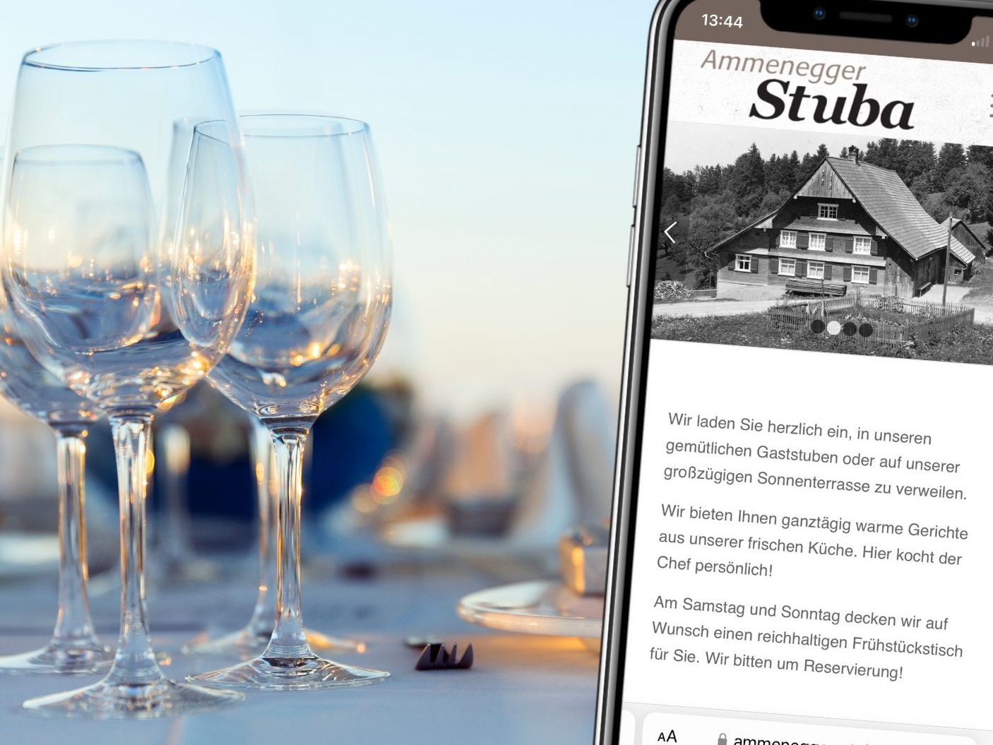 Die Ammenegger Stuba in Dornbirn bietet kulinarische Köstlichkeiten und einen wunderbaren Ausblick. Die Ammenegger Stuba in Dornbirn bietet kulinarische Köstlichkeiten und einen wunderbaren Ausblick.
