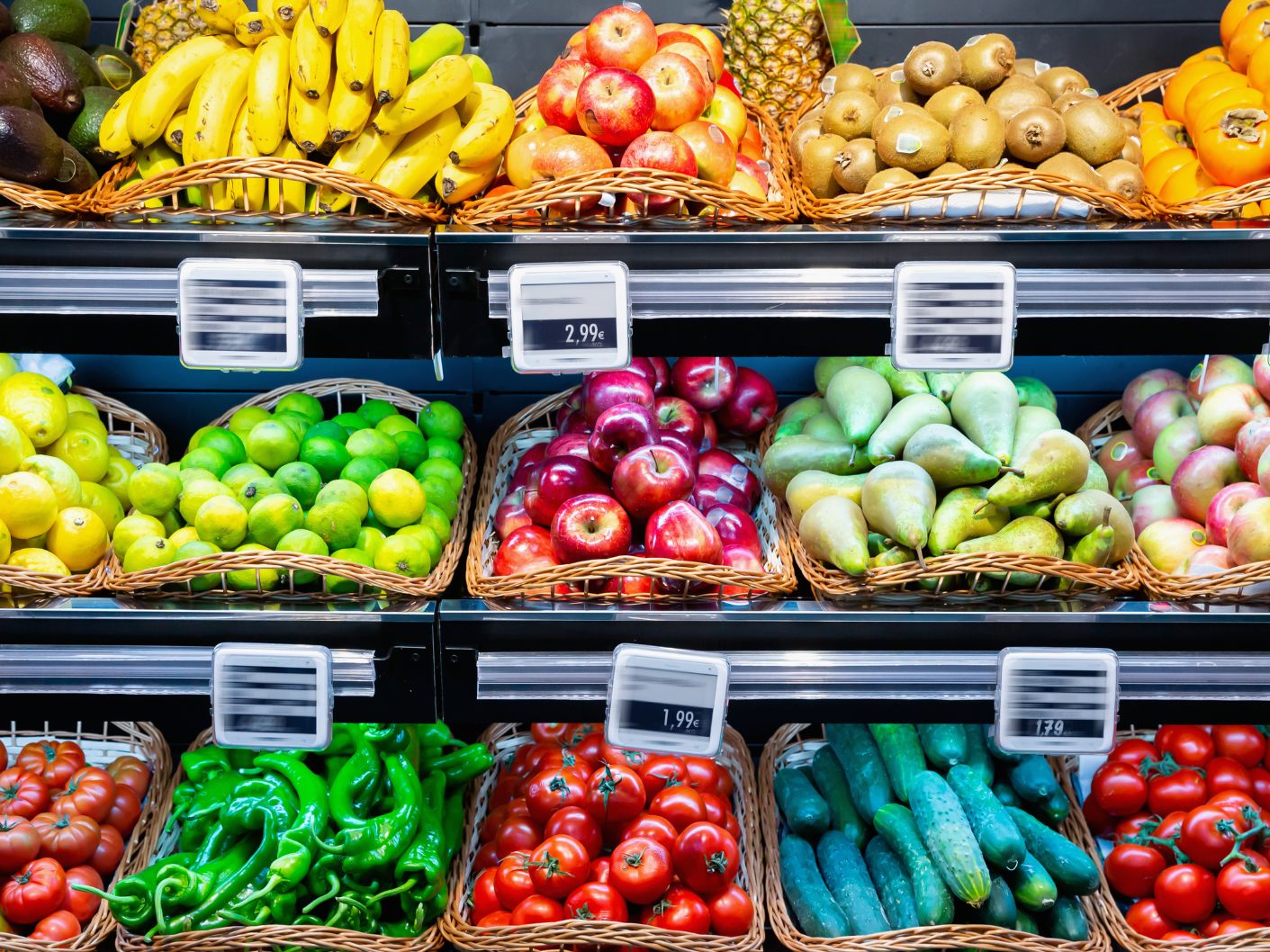 Faules Obst und Gemüse in allen Supermärkten gefunden. Faules Obst und Gemüse in allen Supermärkten gefunden.