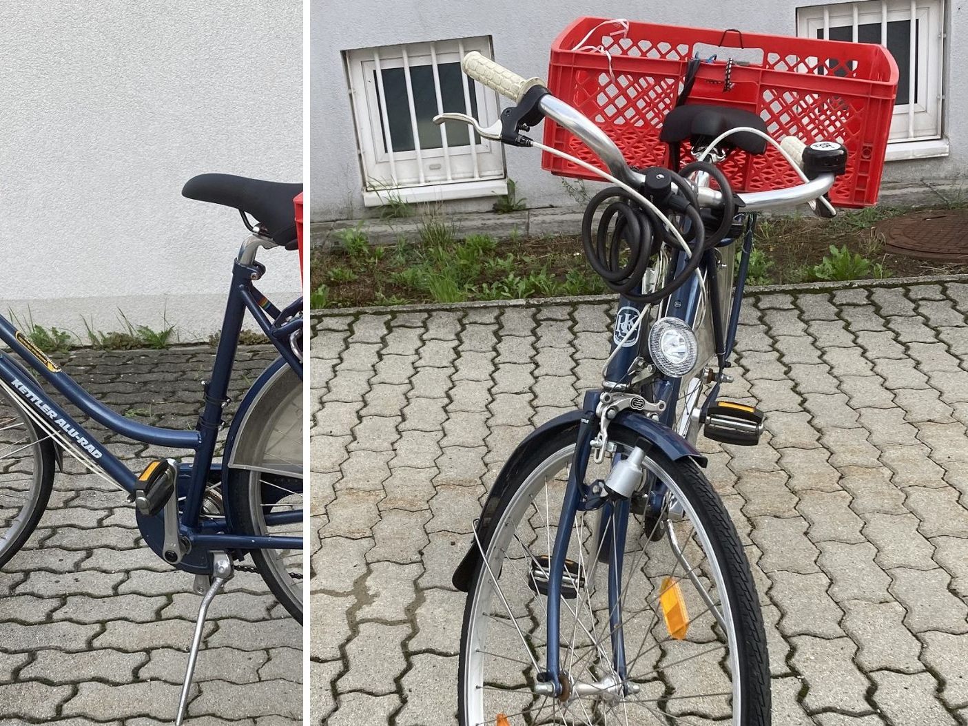 Die Polizei sucht die Besitzer dieses Fahrrades.