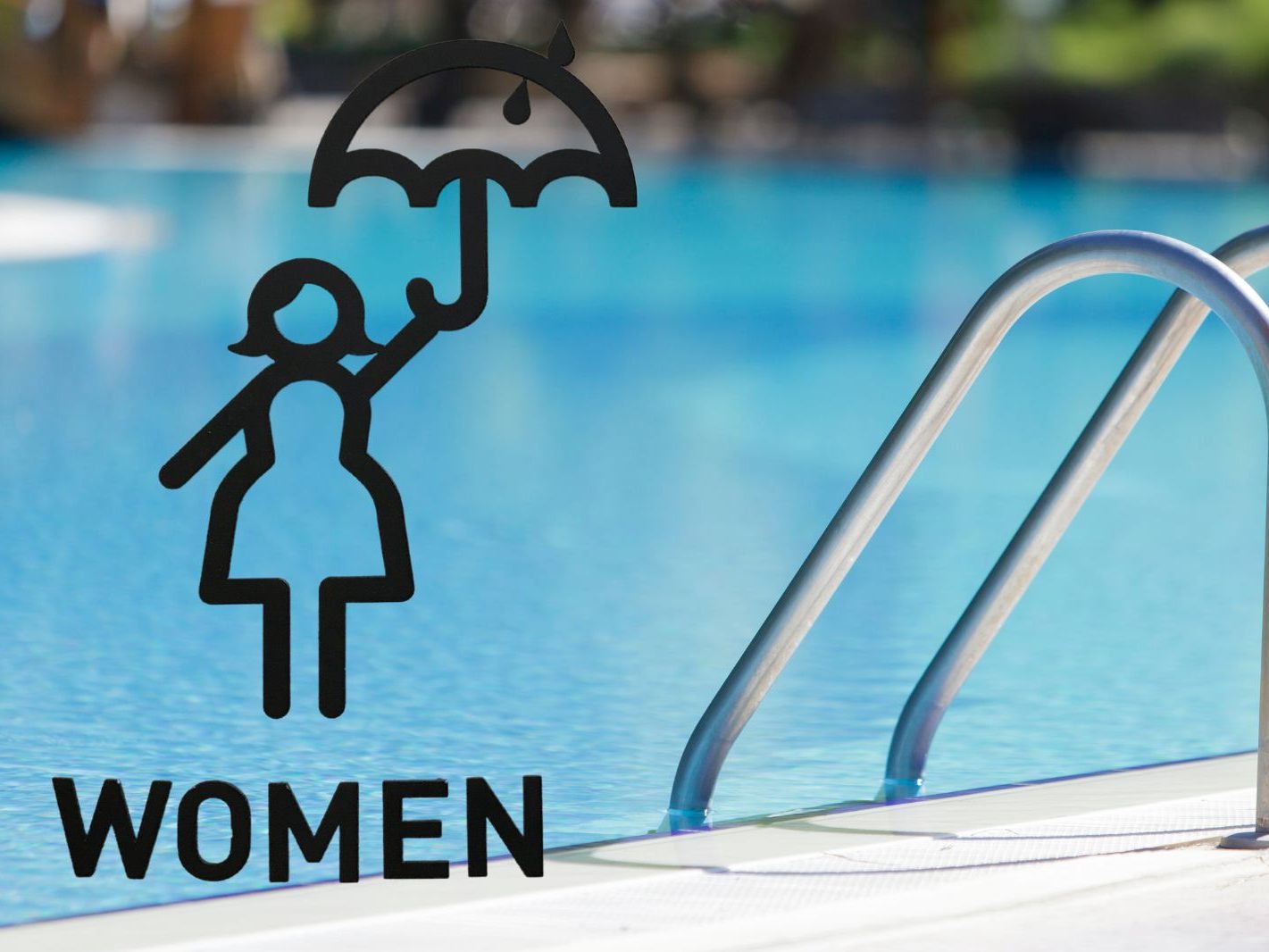 Ein Schwimmbad öffnet am Freitag einen Bereich nur für Frauen.