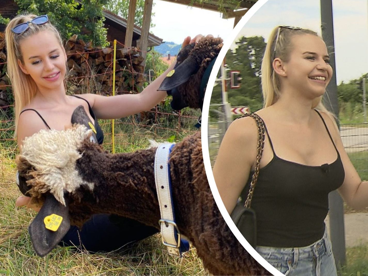 Daniella aus Altach ist bei den Hofwochen mit dabei.