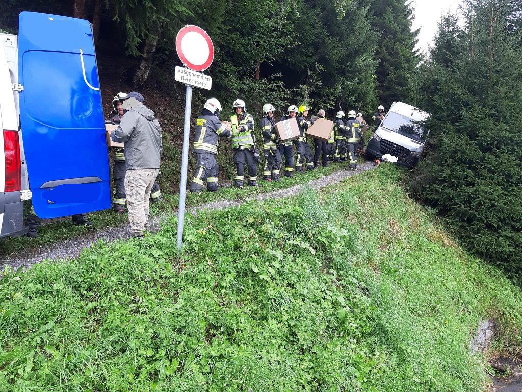 Kurioser Einsatz für die Feuerwehr Schruns. Kurioser Einsatz für die Feuerwehr Schruns.