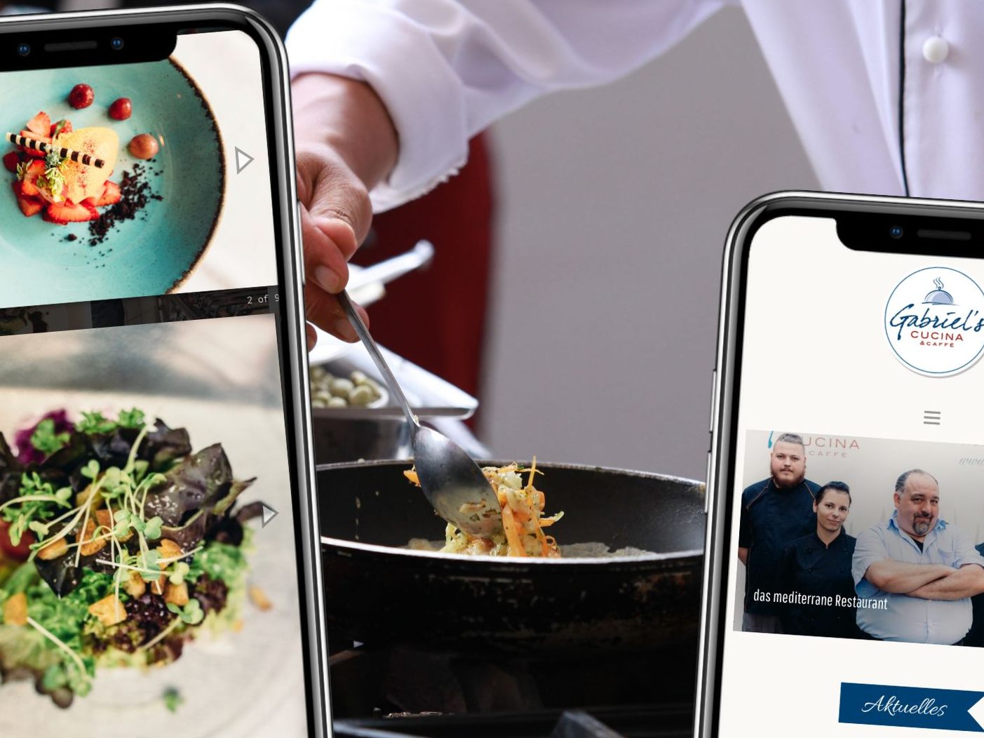 In Gabriel's Cucina können Sie sich auf mediterrane Klassiker mit besonderem Twist freuen. In Gabriel's Cucina können Sie sich auf mediterrane Klassiker mit besonderem Twist freuen.