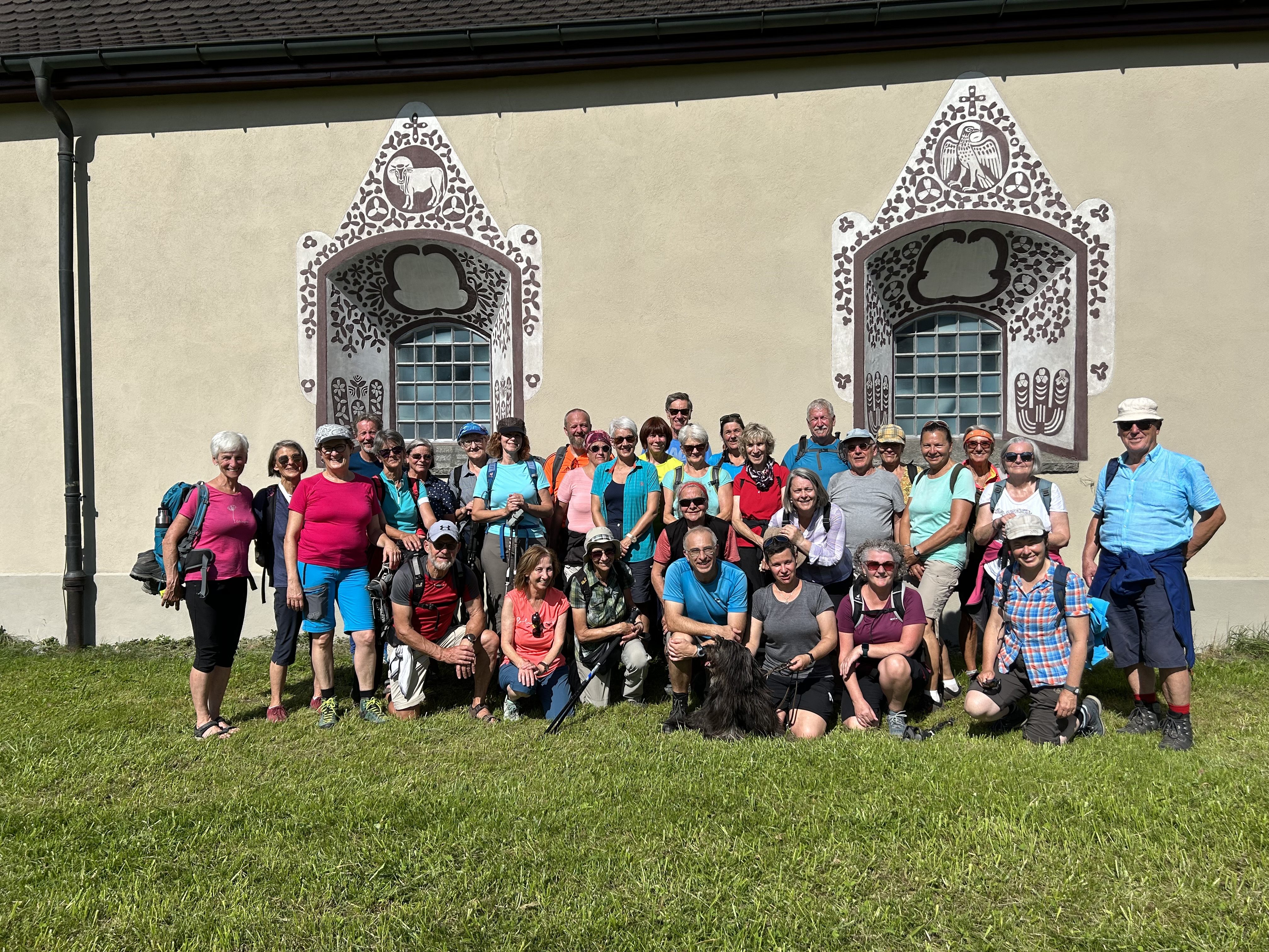 Die Pilgergruppe in Steinegg