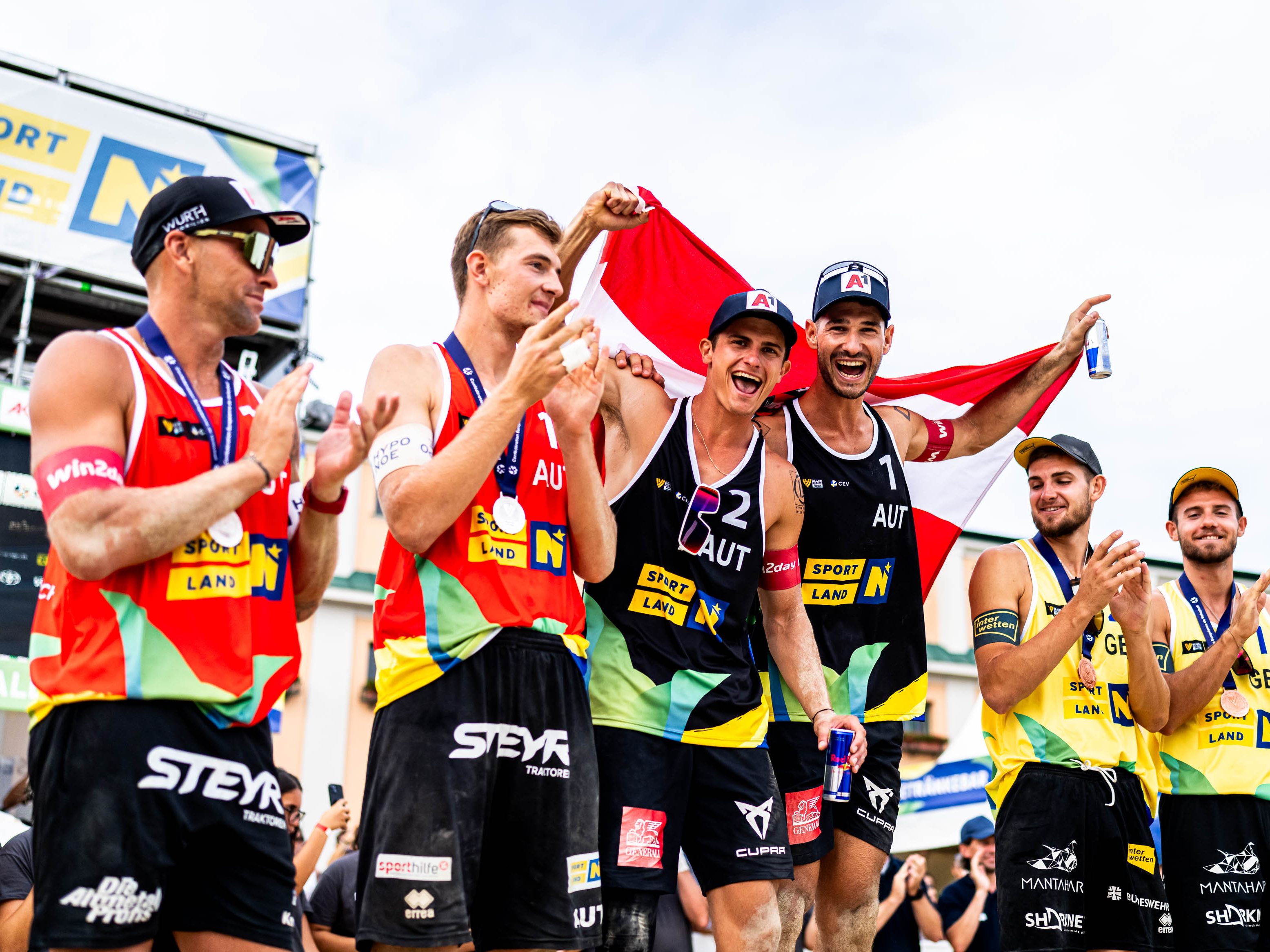 Ermacora/Waller gelang Sieg bei Beachvolleyball-Turnier in Baden.