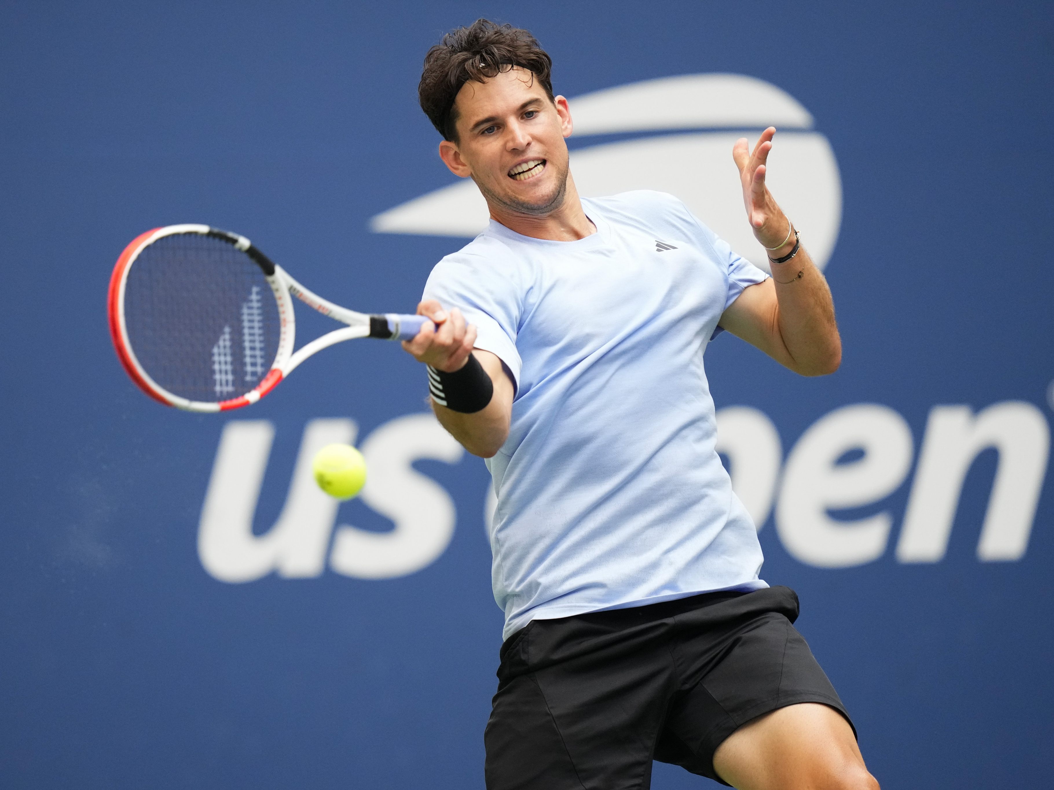 "Es ist so schade, dass er nicht weiterspielen konnte", so Shelton über Thiem (im Bild). "Es ist so schade, dass er nicht weiterspielen konnte", so Shelton über Thiem (im Bild).