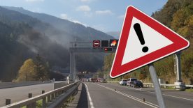 Auf der A9 dürfte ein Wasserstofftank explodiert sein.