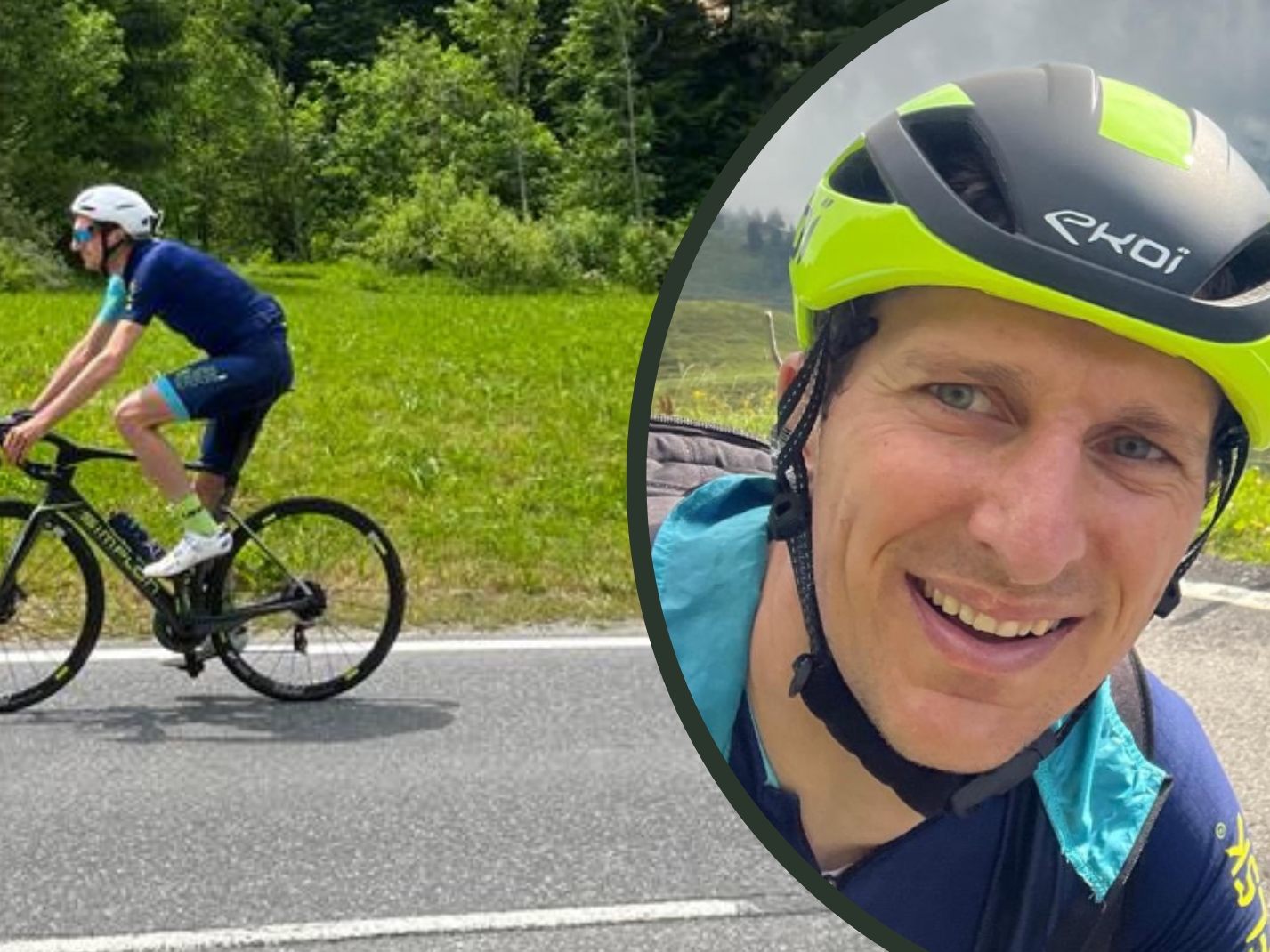 Daniel Schneider radelt für den guten Zweck. Daniel Schneider radelt für den guten Zweck.