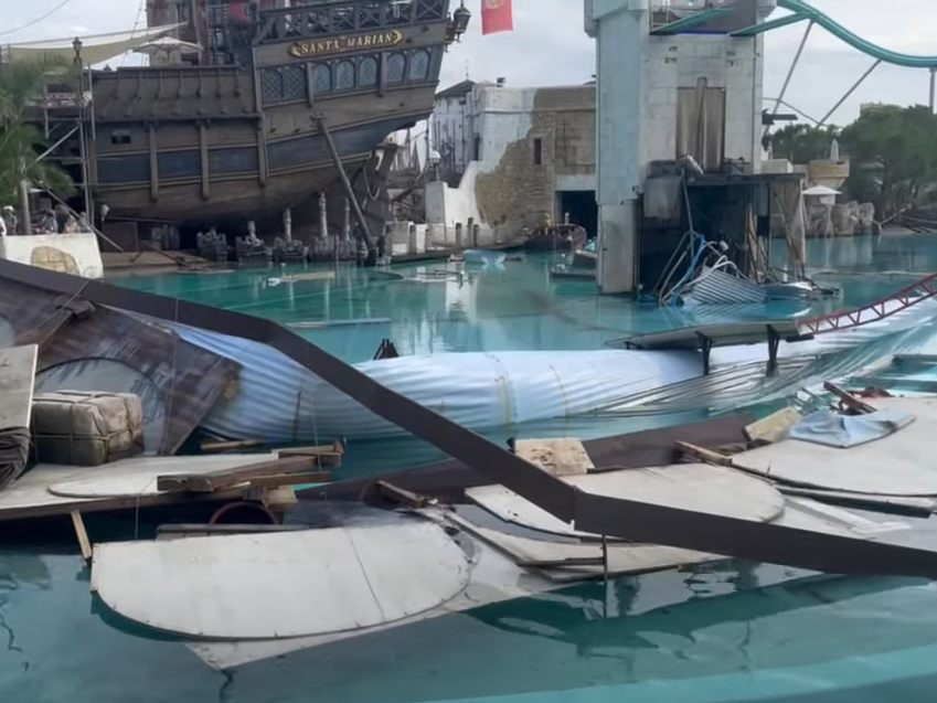 Unfall im Europapark.