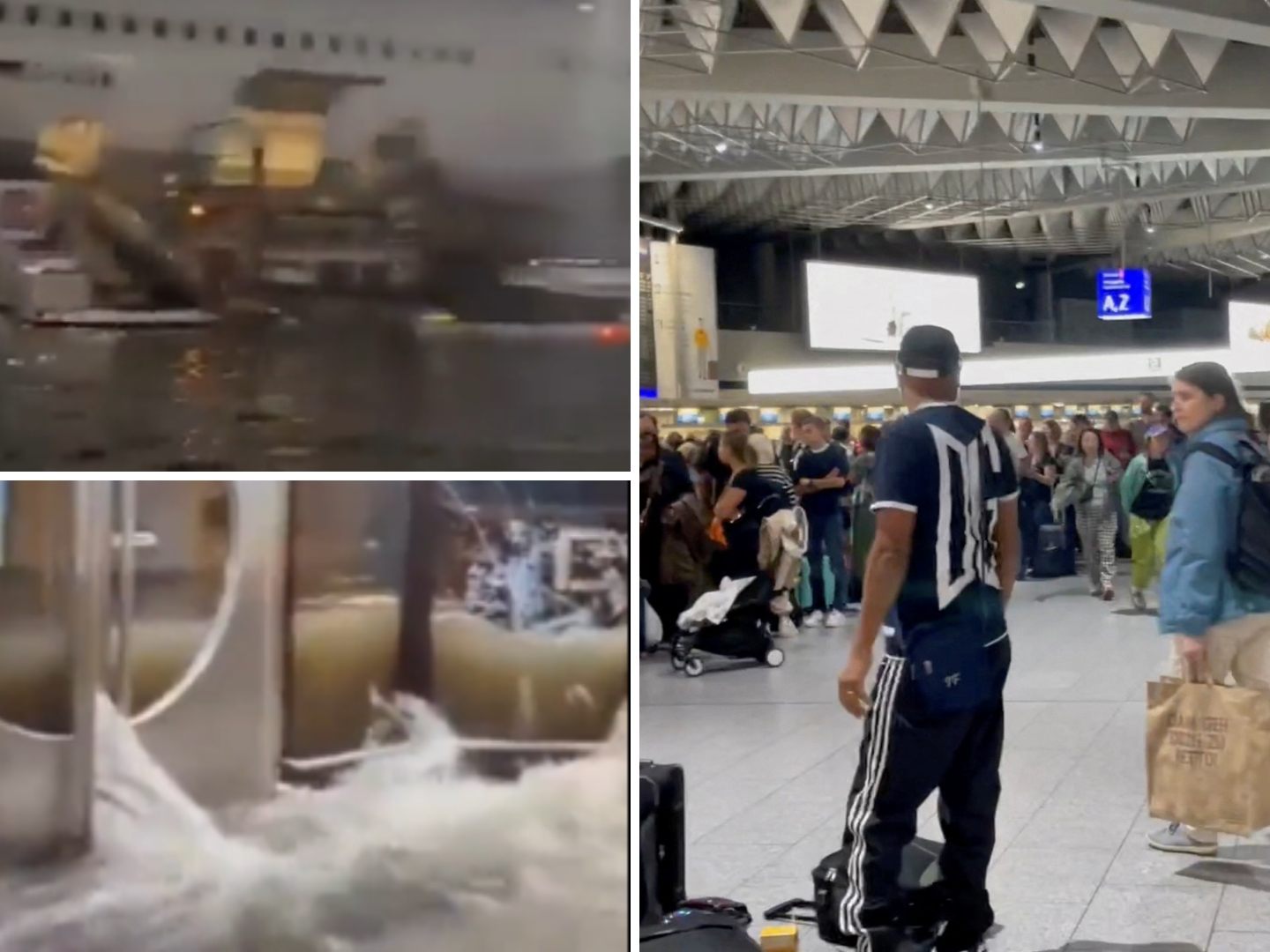 Mega-Chaos am Flughafen.
