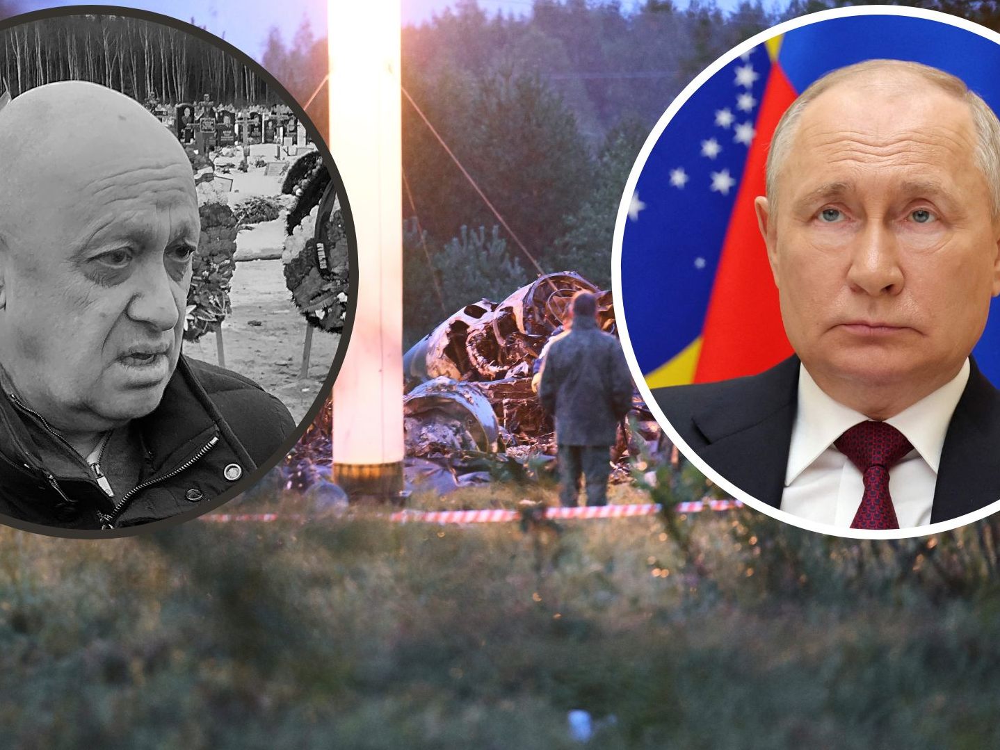 In Russland ist ein Flugzeug abgestürzt, in dem auch Jewgeni Prigoschin gesessen sein soll