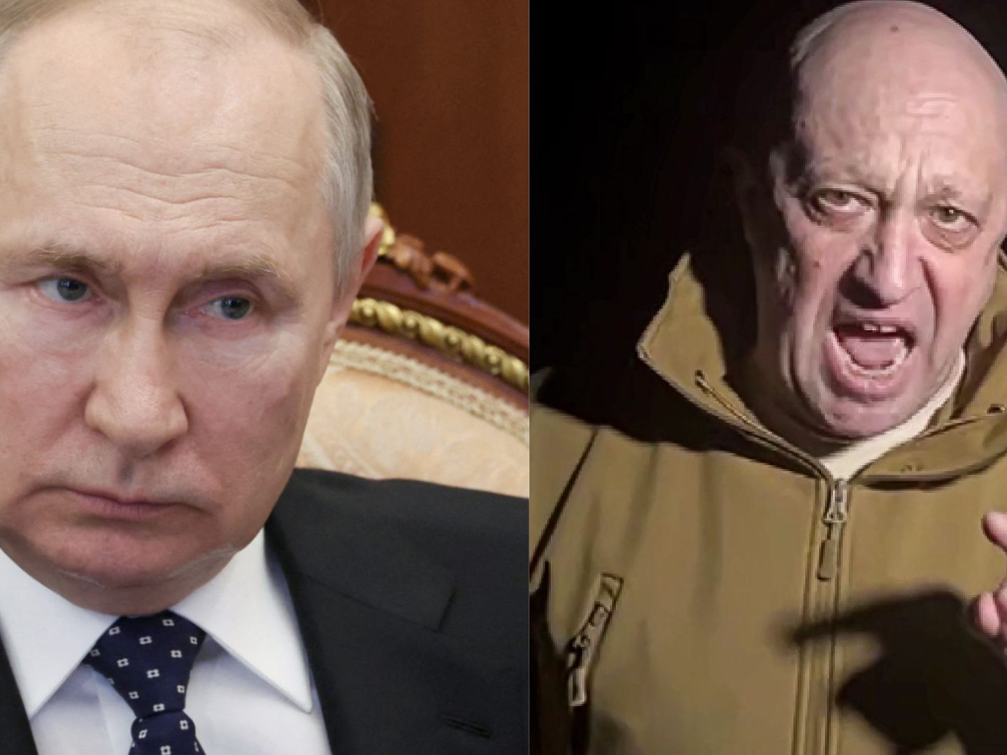Putin versus Prigoschin.
