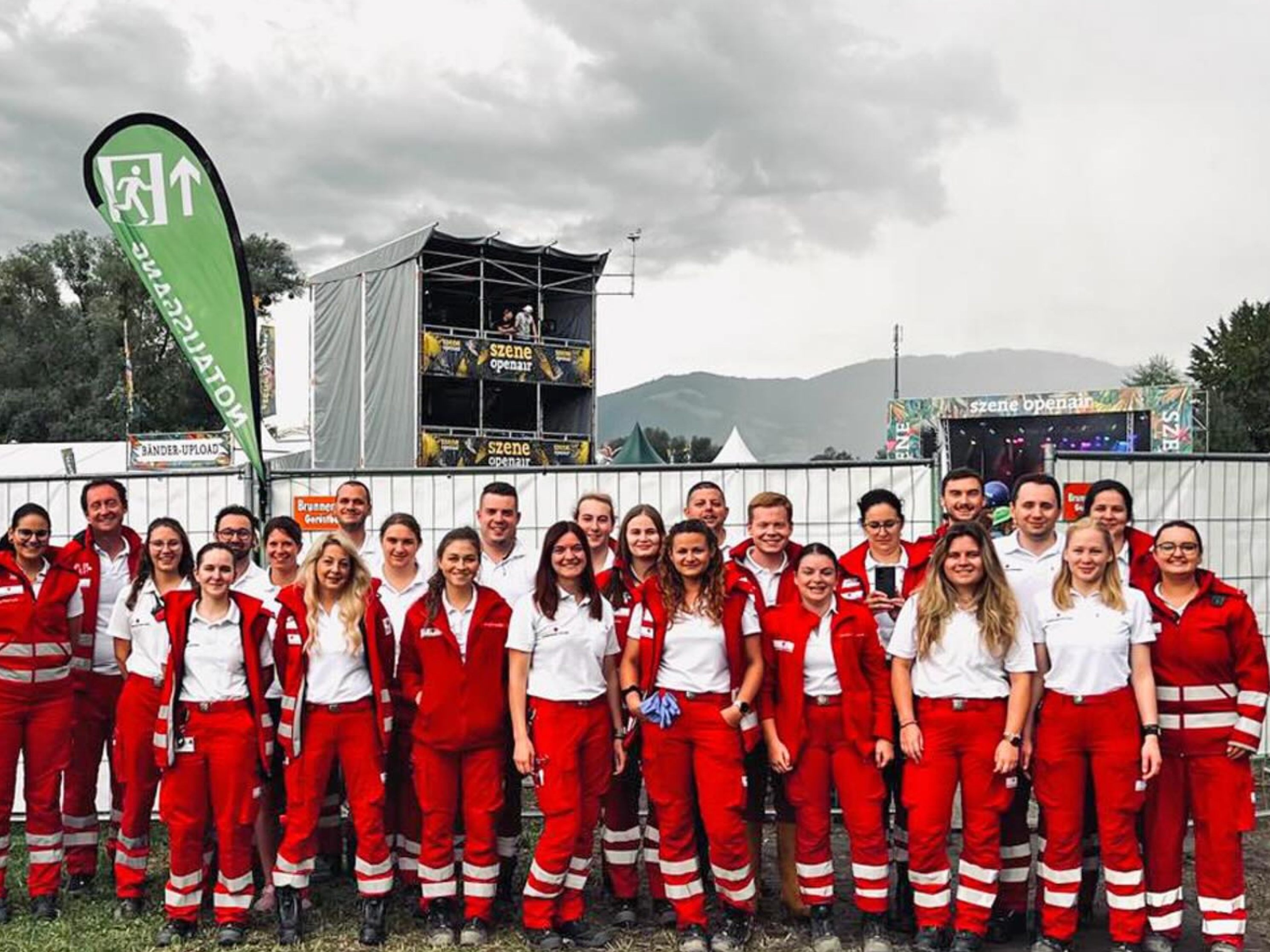 Auch die Rettungsabteilung Lustenau war beim Szene Open Air wieder im Großeinsatz Auch die Rettungsabteilung Lustenau war beim Szene Open Air wieder im Großeinsatz