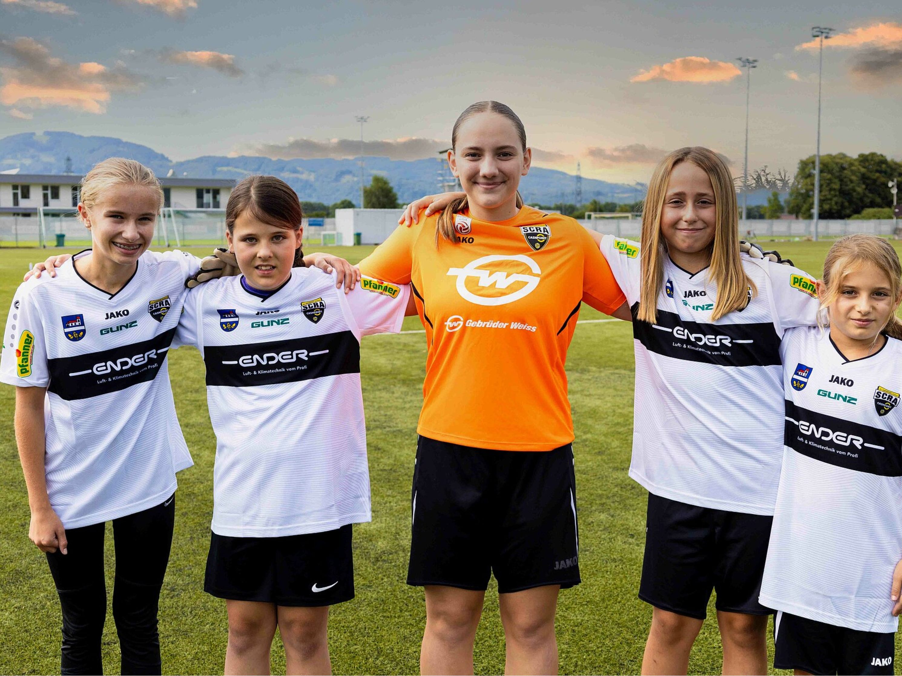 Der SCR Altach startet in dieser Saison mit einem neuformierten U14-Mädchenteam in den Ligabetrieb