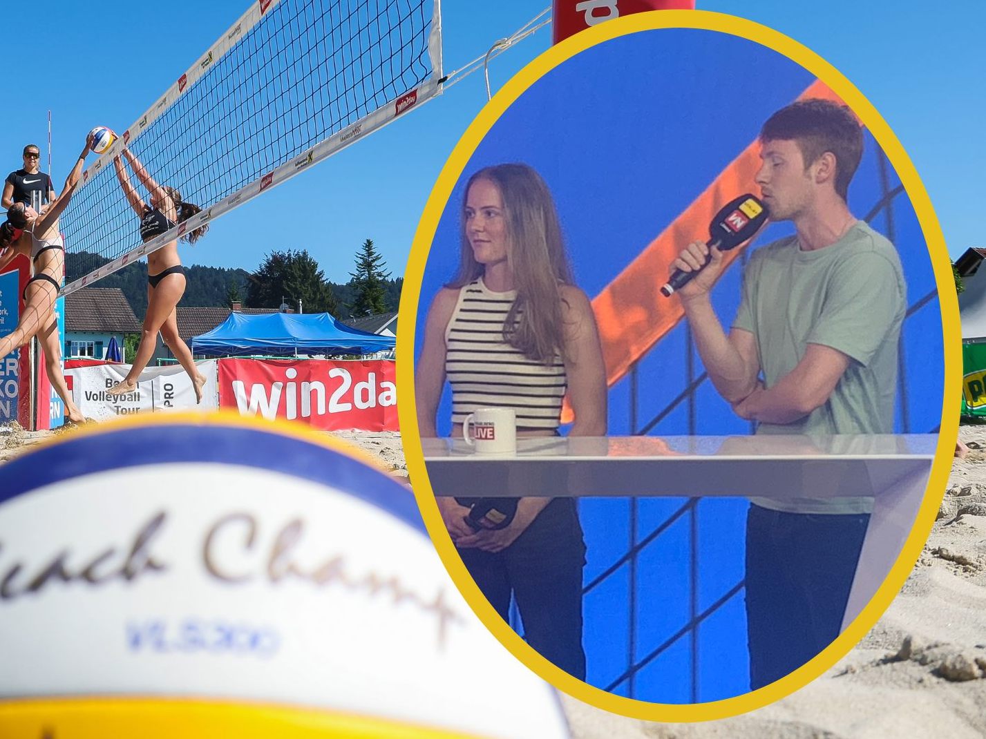 Sarah Hinteregger und Jakob Reiter bei "Vorarlberg LIVE". Sarah Hinteregger und Jakob Reiter bei "Vorarlberg LIVE".