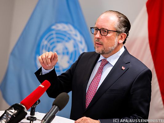 Außenminister Schallenberg bei UNO-Generaldebatte in New York Außenminister Schallenberg bei UNO-Generaldebatte in New York