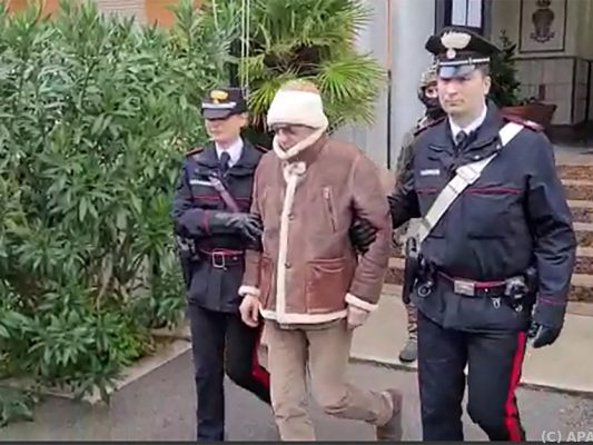 Der Mafiaboss wurde erst Anfang des Jahres verhaftet Der Mafiaboss wurde erst Anfang des Jahres verhaftet