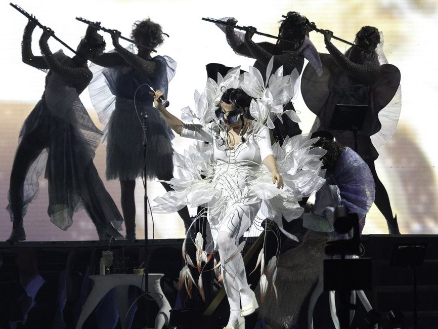 Björk begeisterte ihre Fans in der Wiener Stadthalle.