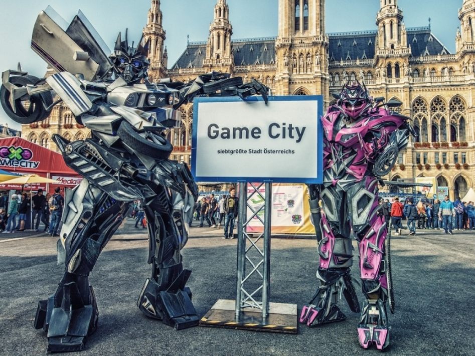 Spiel und Spaß bei der Game City in Wien.