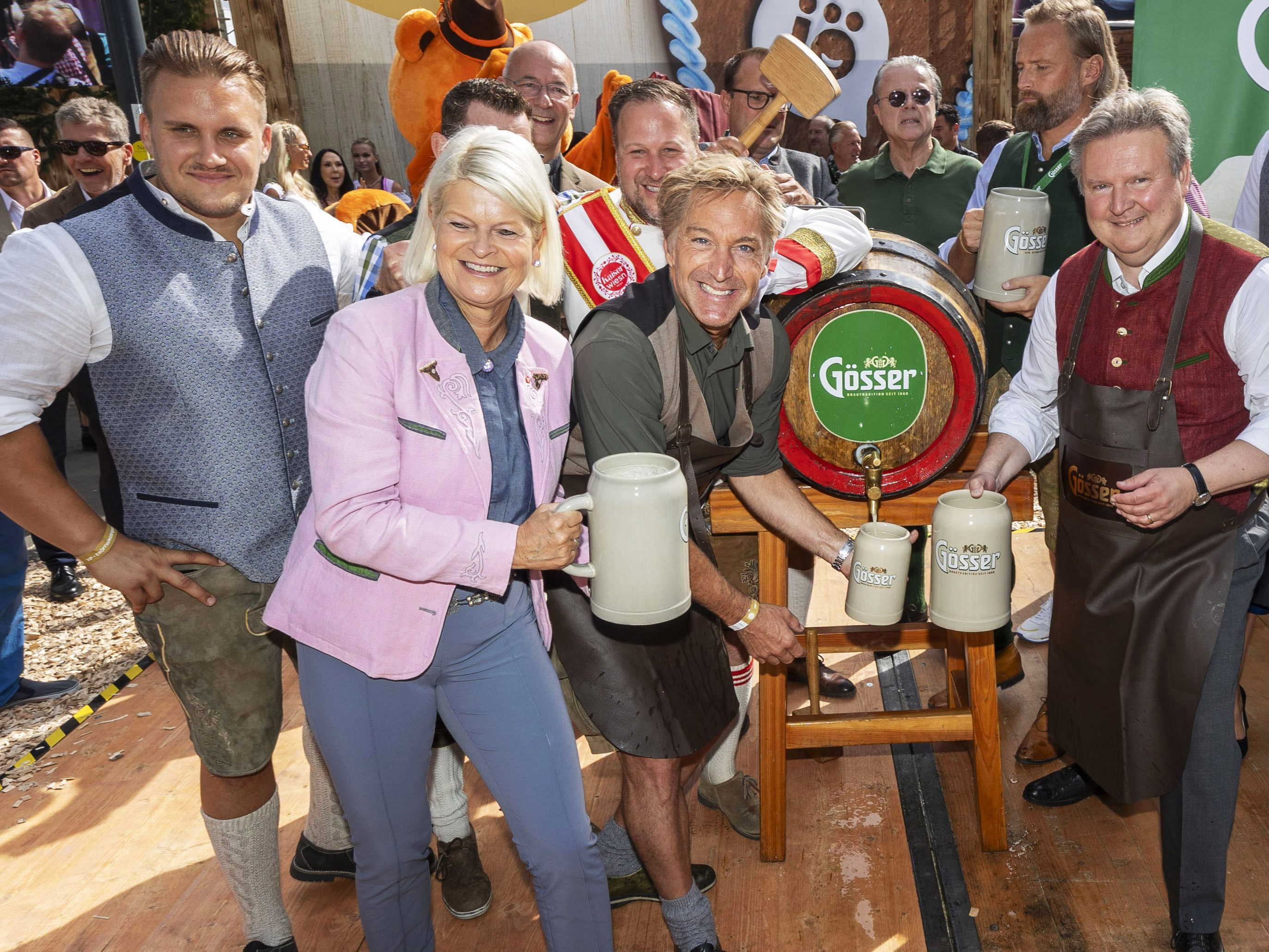 Am Donnerstag wurde die Kaser Wiesn im Wiener Prater feierlich eröffnet.