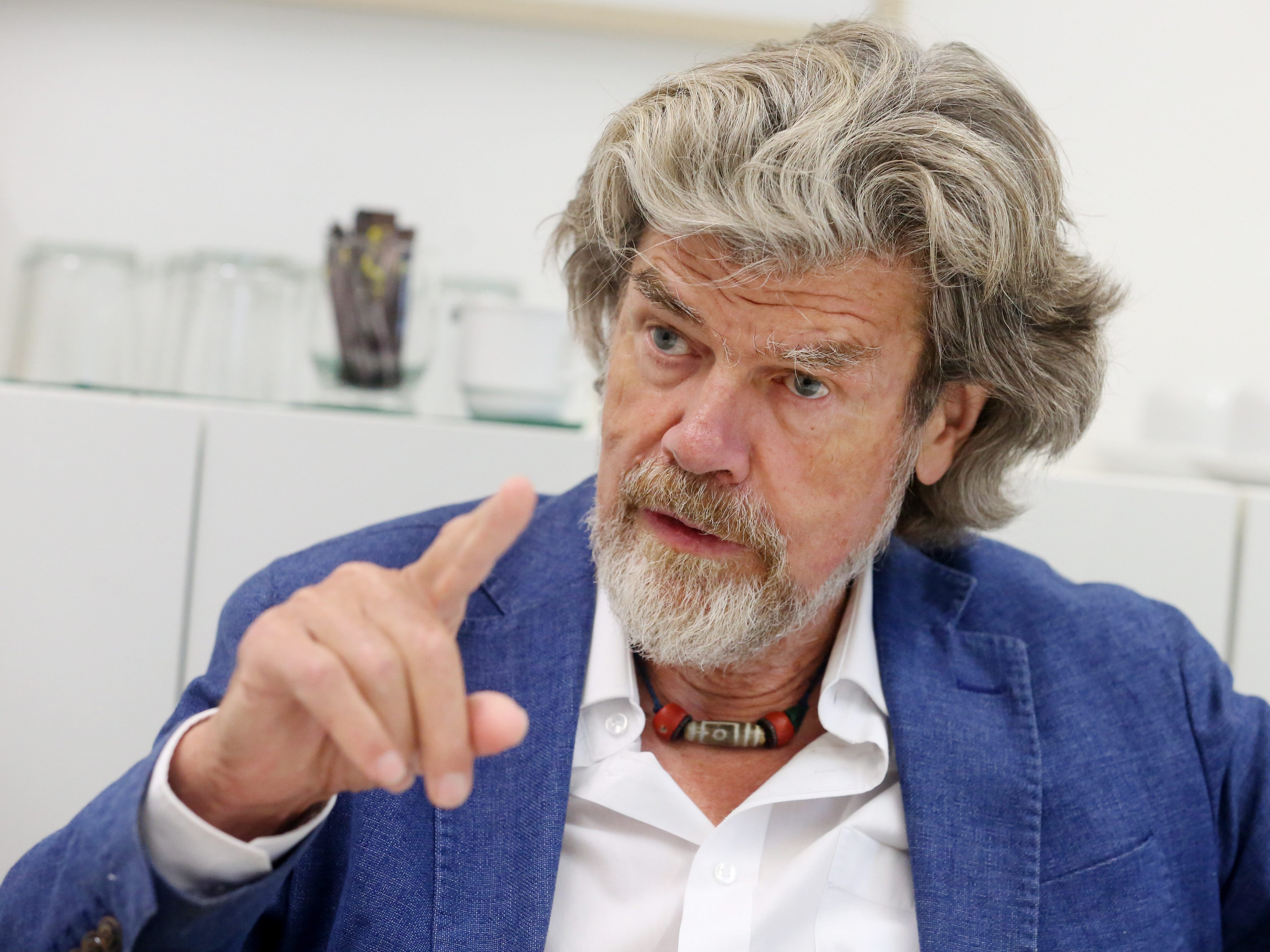 Reinhold Messer verliert seinen Weltrekord. Reinhold Messer verliert seinen Weltrekord.