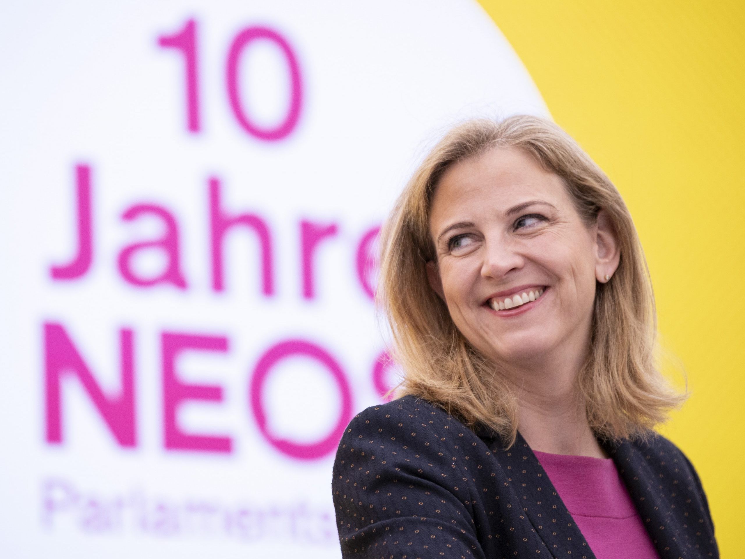 Die NEOS feiern ihr zehnjähriges Parlamentsbestehen. Die NEOS feiern ihr zehnjähriges Parlamentsbestehen.