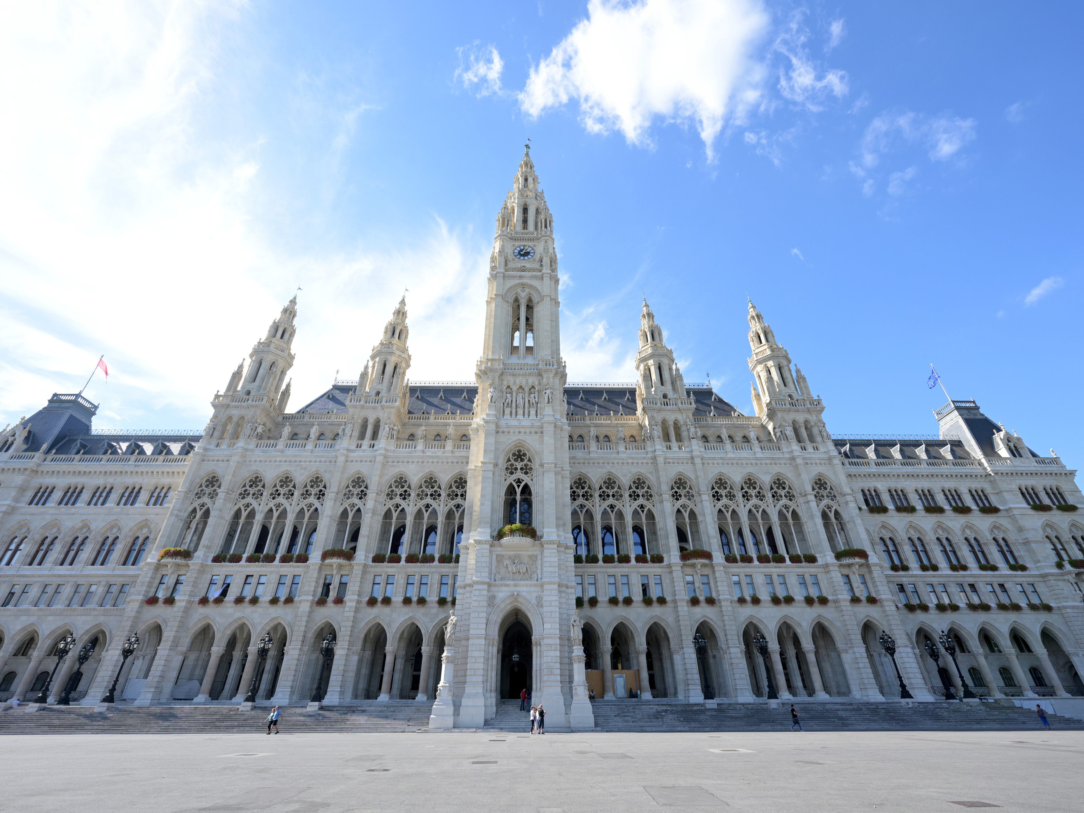Im Bild zu sehen: Das Rathaus in Wien am Donnerstag, 21. September. Im Bild zu sehen: Das Rathaus in Wien am Donnerstag, 21. September.