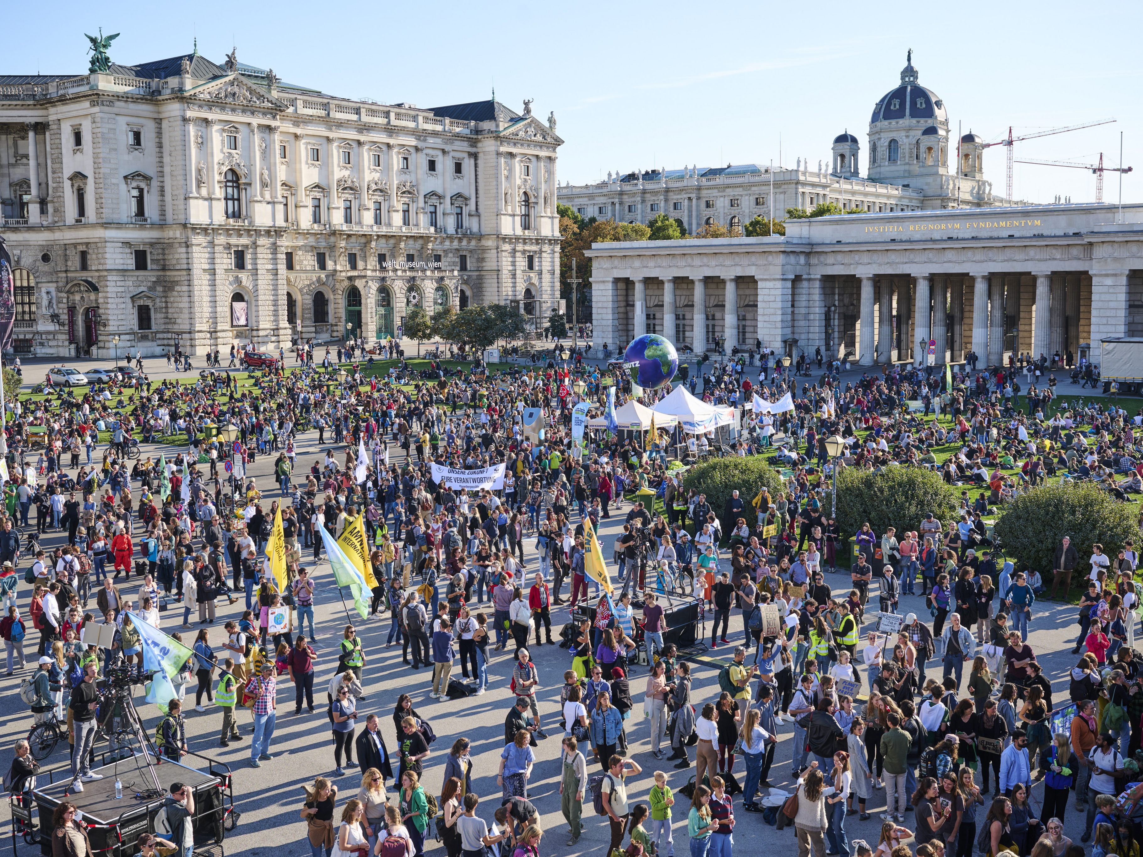 Ein Klimastreik im Vorjahr in Wien.