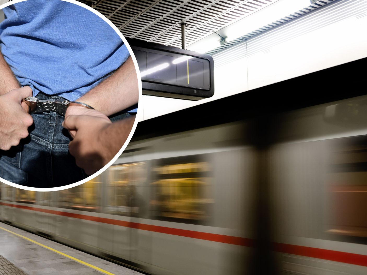 Am Bahnhof Wien Mitte schlug ein Mann einen Fahrkarten-Kontrolleur. Am Bahnhof Wien Mitte schlug ein Mann einen Fahrkarten-Kontrolleur.