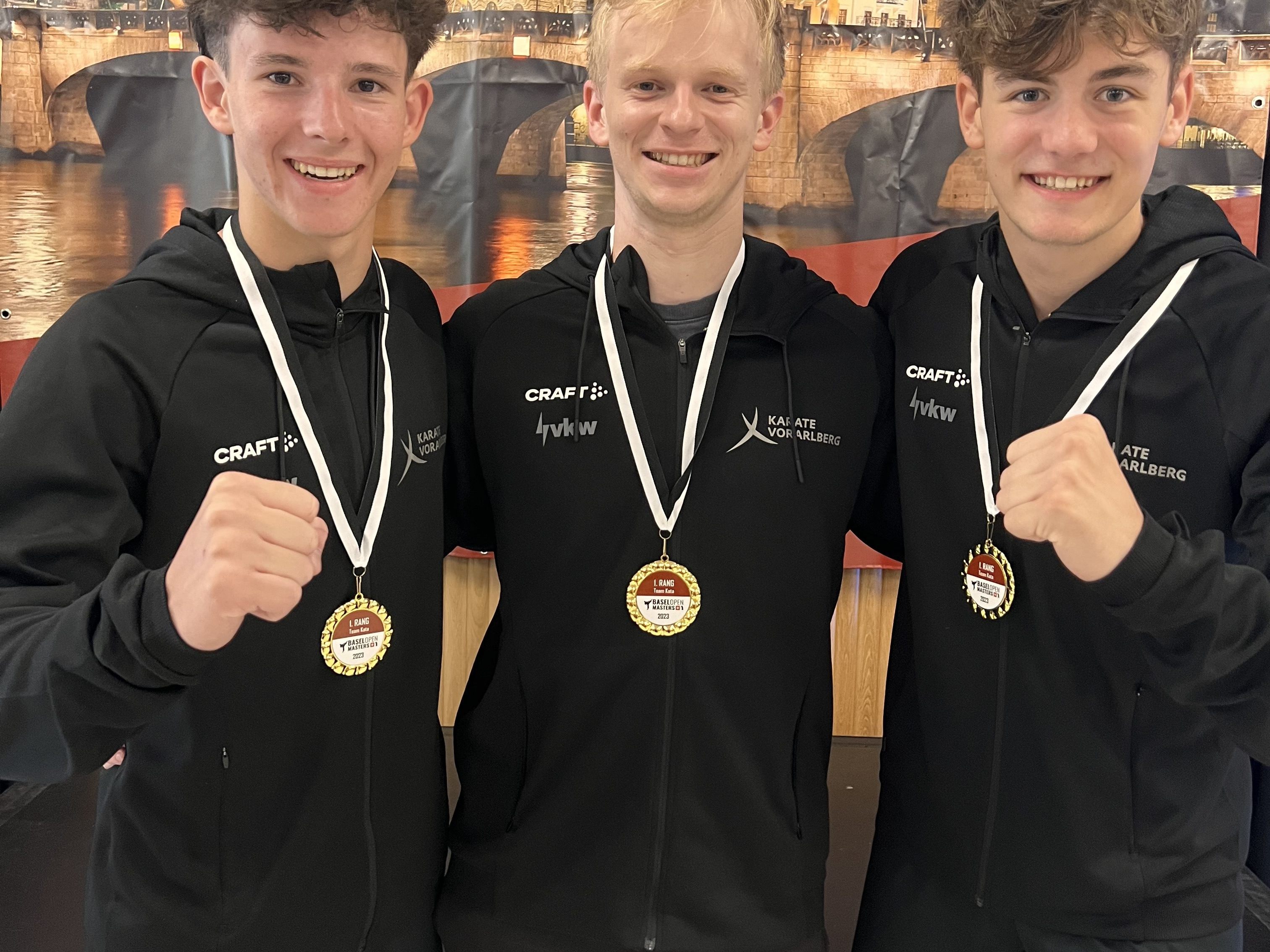 vlnr.: David Nussbaumer, Vincent Forster, Felix Wagner