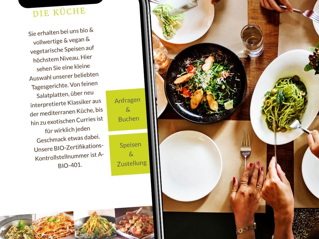 Das Restaurant des Alpenhotels punktet mit seiner biozertifizierten, veganen und vegetarischen Küche.