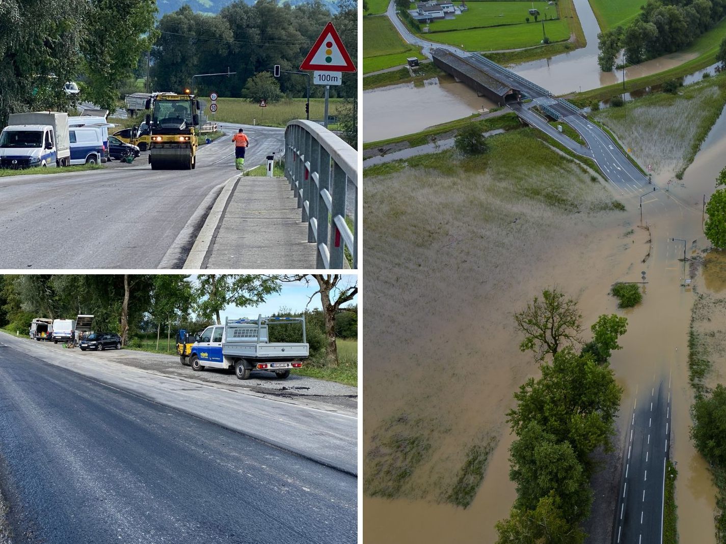 Die Senderstraße ist derzeit noch gesperrt. Die Senderstraße ist derzeit noch gesperrt.