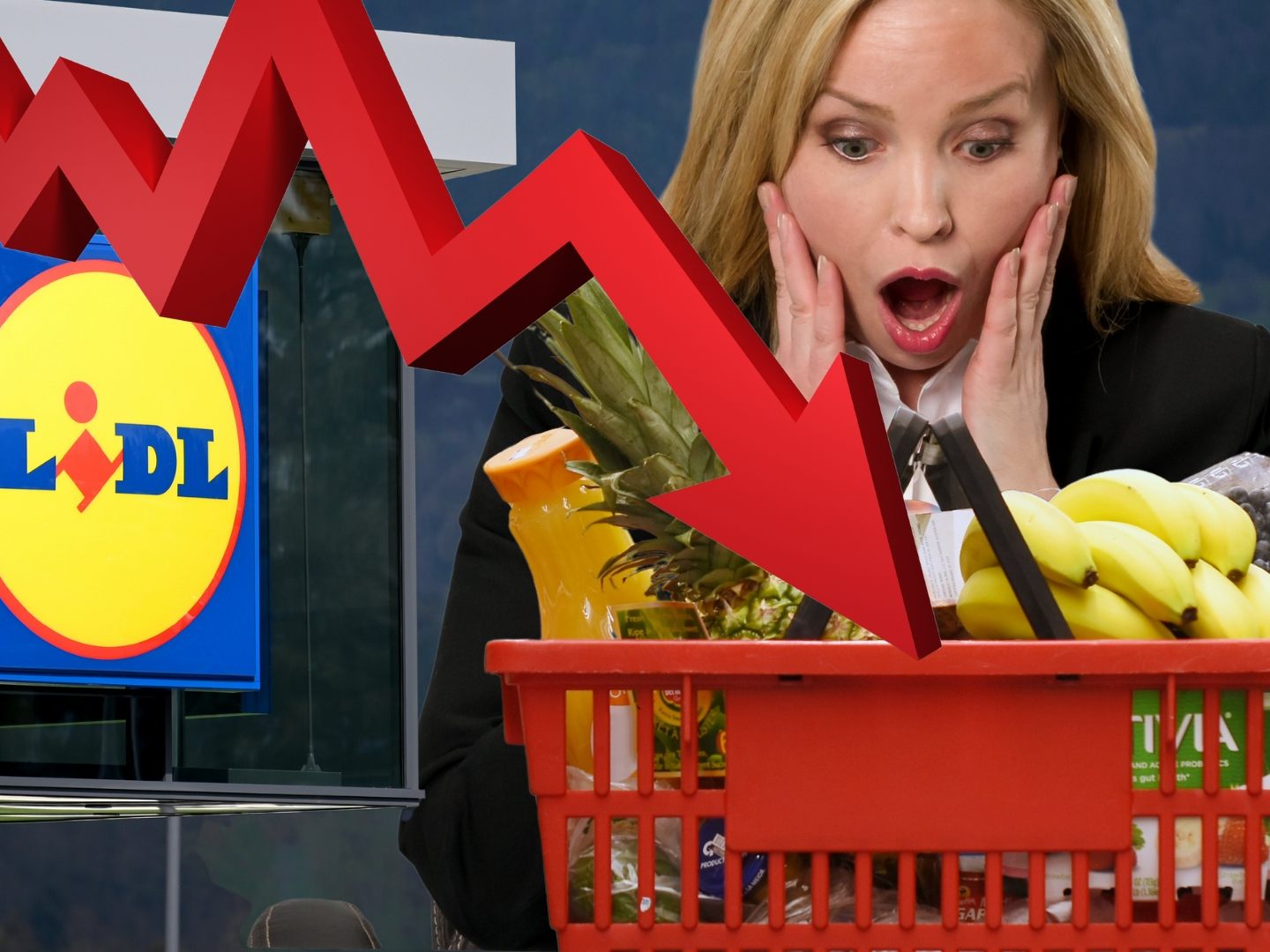 Lidl streicht die Mehrwertsteuer.