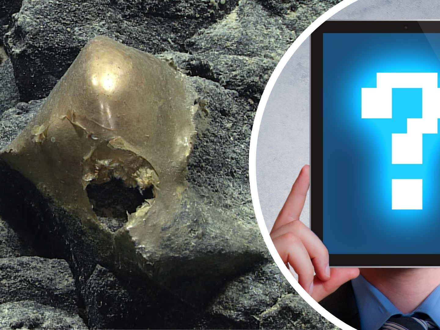 Forscher wollen mysteriösen Fund aus der Tiefsee im Labor untersuchen. Forscher wollen mysteriösen Fund aus der Tiefsee im Labor untersuchen.