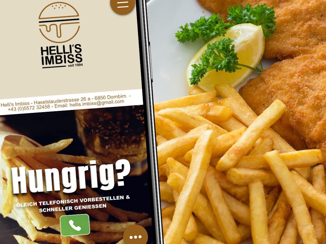 Bei Helli's Imbiss ist für alle etwas dabei.