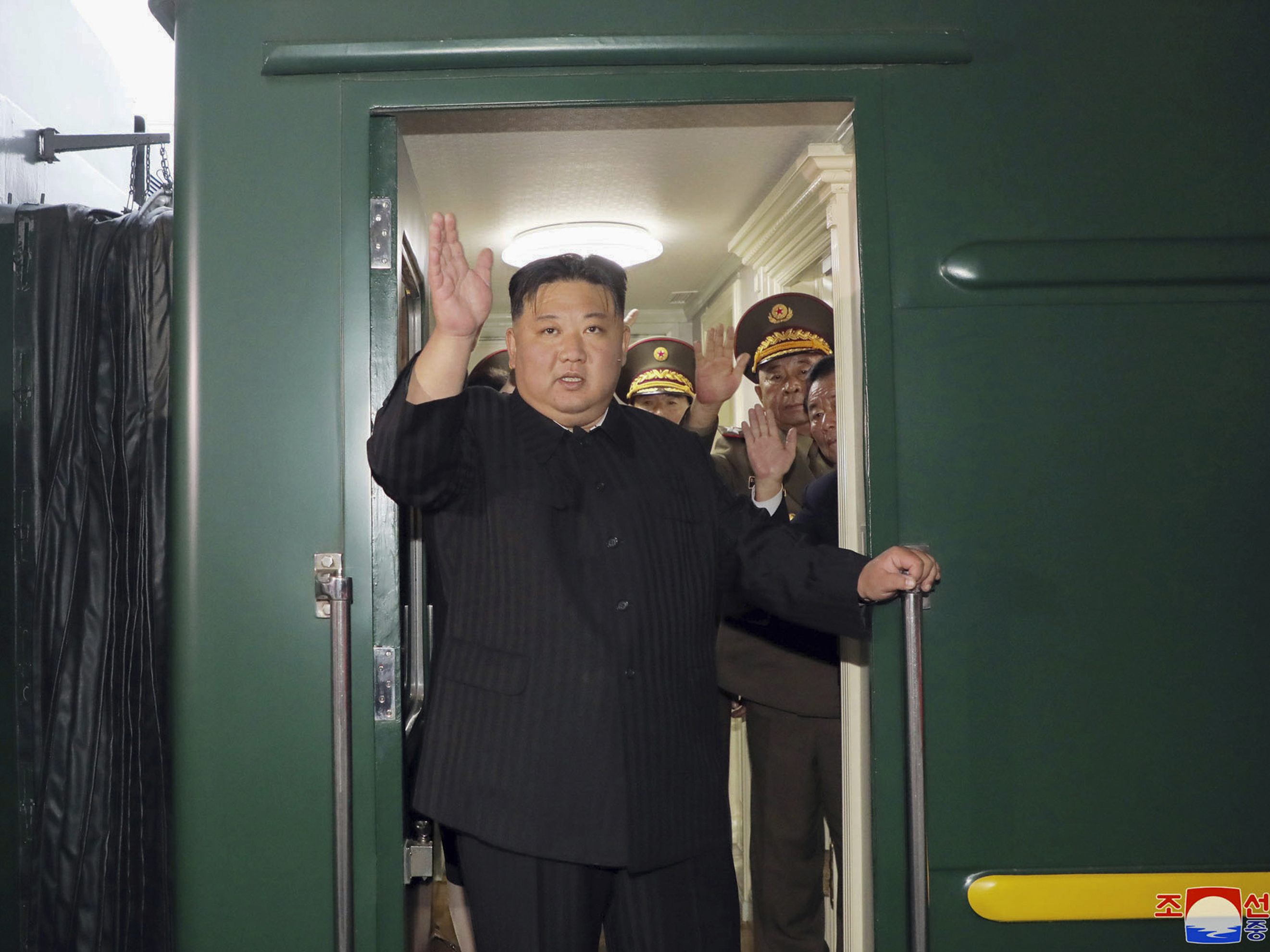 Kim fuhr mit dem gepanzerten Zug nach Russland.