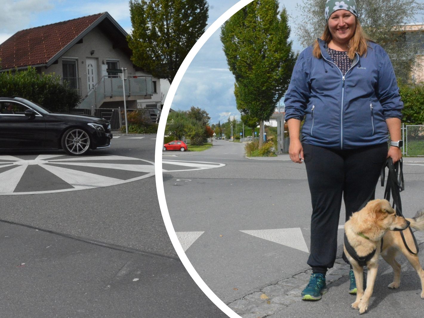 Der Minikreisel am Wiesenrain wird von vielen Autofahrern nicht als solchen wahrgenommen. Durch das Missachten der Verkehrsregeln entstehen brenzlige Situationen. Der Minikreisel am Wiesenrain wird von vielen Autofahrern nicht als solchen wahrgenommen. Durch das Missachten der Verkehrsregeln entstehen brenzlige Situationen.