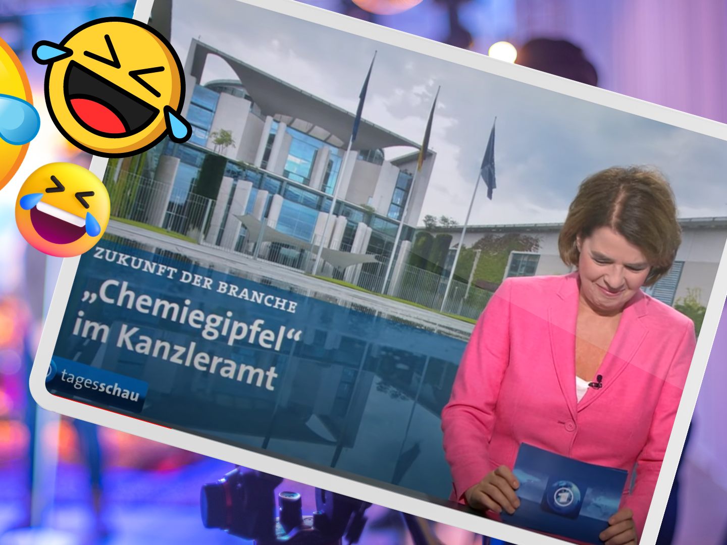 Susanne Daubner sorgte ungewollt für einen amüsanten Fernsehmoment.